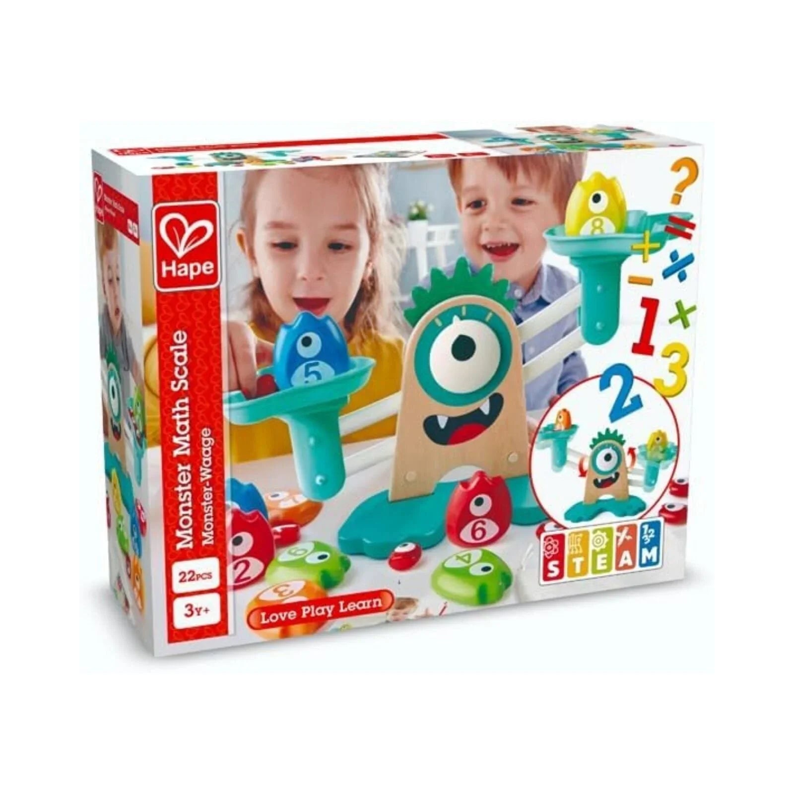 Hape Monster Math Scale - mezetto ebebek ebebek