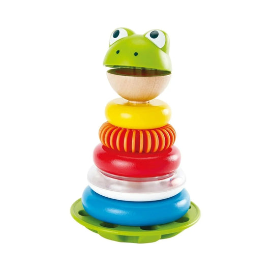Hape Mr Frog Stacking Rings - mezetto ebebek ebebek