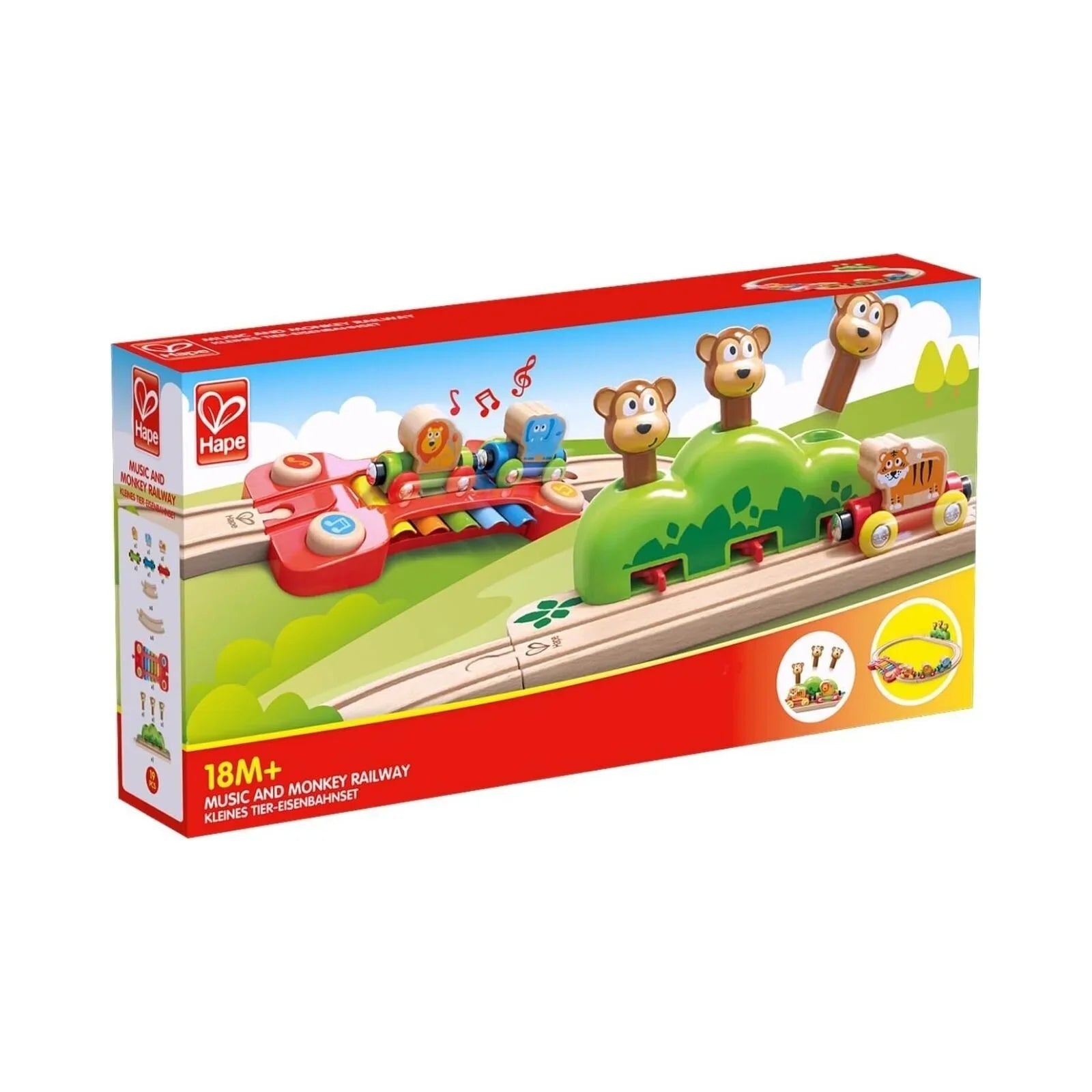Hape Music & Monkeys Railway - mezetto ebebek ebebek