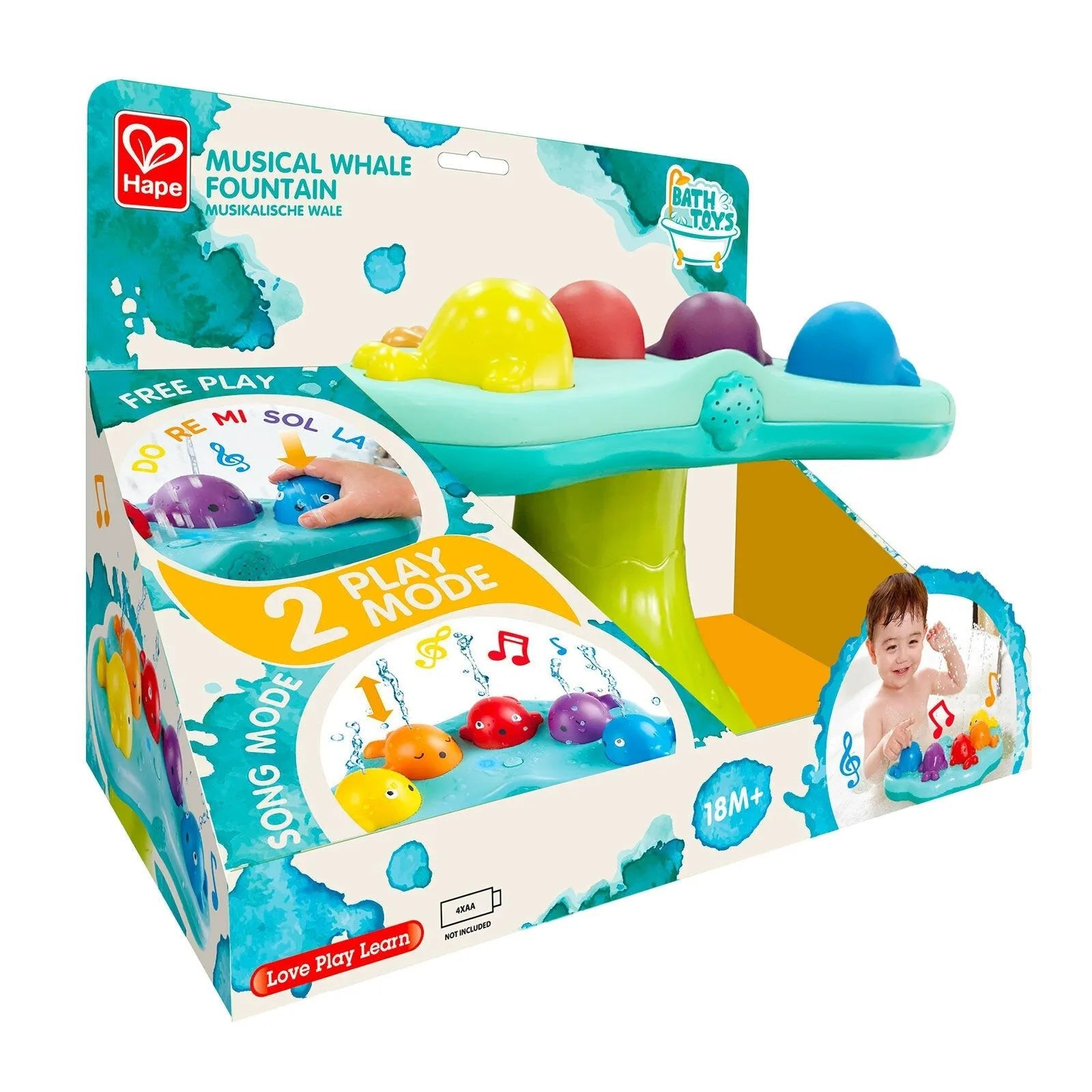 Hape Musical Whale Fountain - mezetto ebebek ebebek