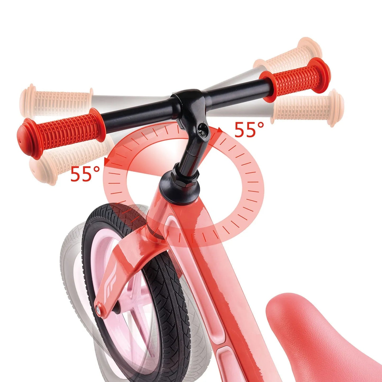 Hape New Explorer Kids Balance Bike, Pink - mezetto ebebek ebebek