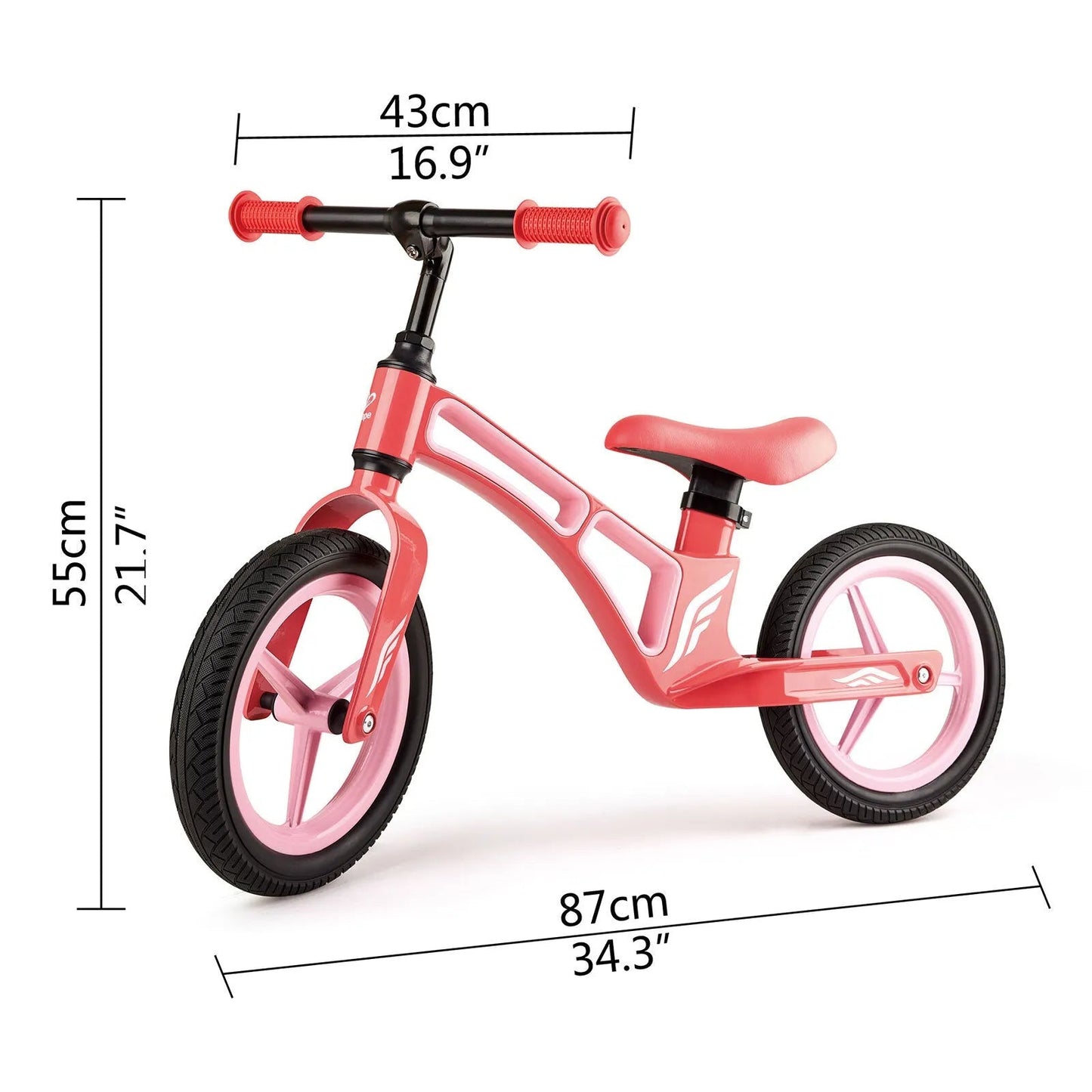Hape New Explorer Kids Balance Bike, Pink - mezetto ebebek ebebek