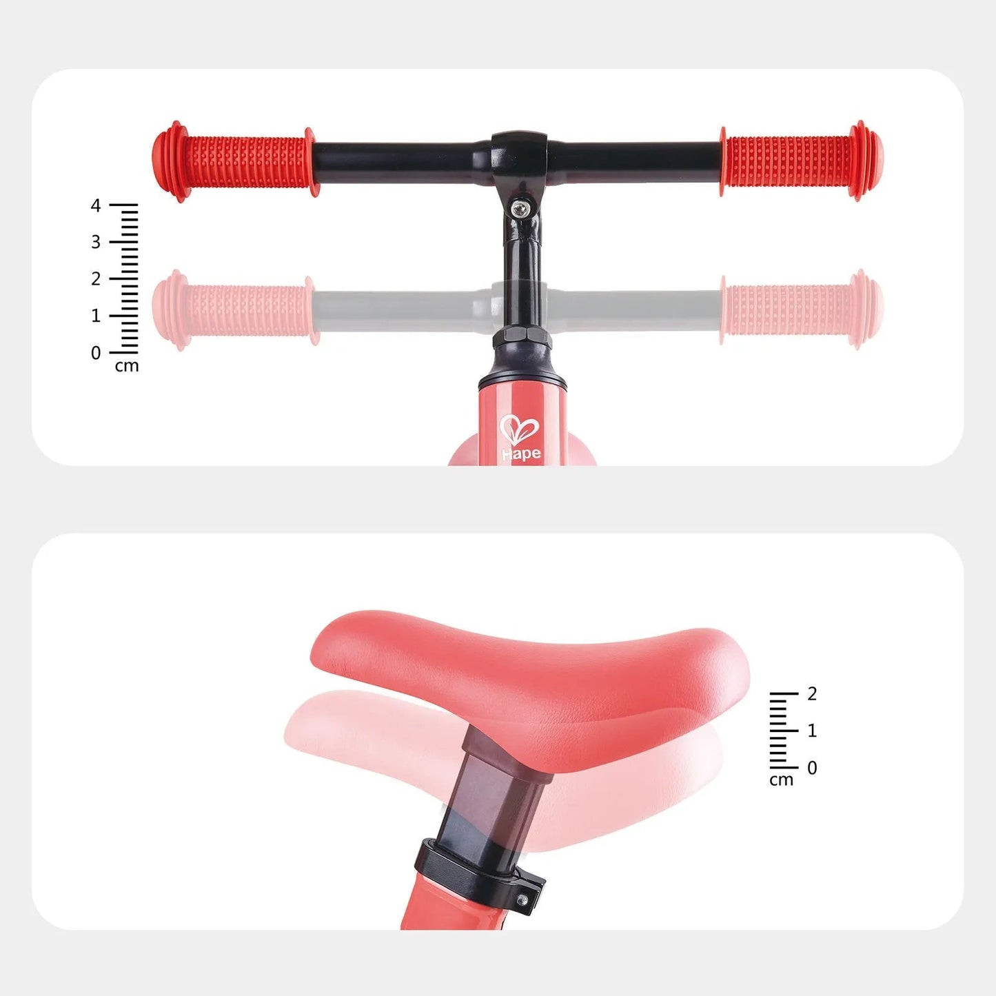 Hape New Explorer Kids Balance Bike, Pink - mezetto ebebek ebebek