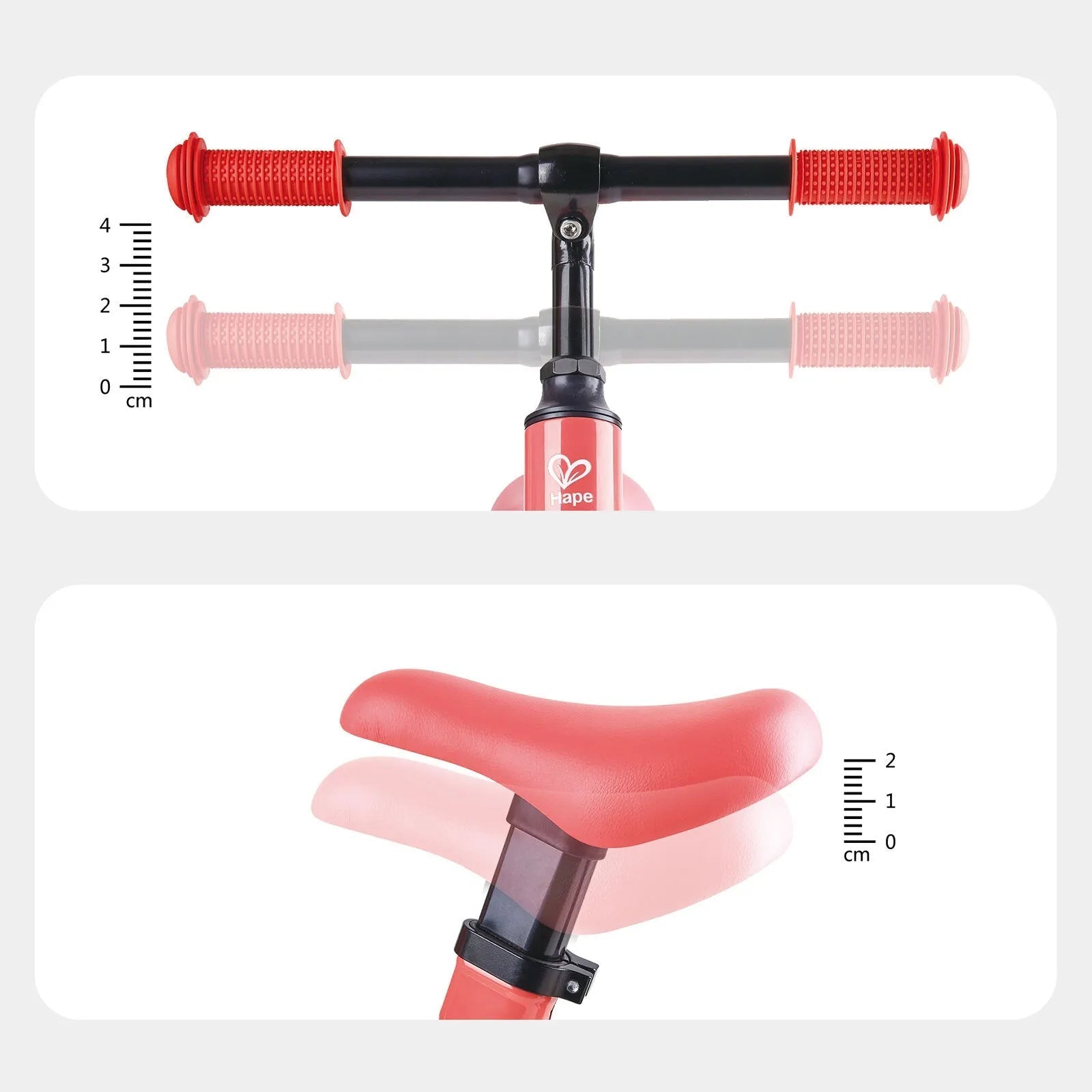 Hape New Explorer Kids Balance Bike, Pink - mezetto ebebek ebebek