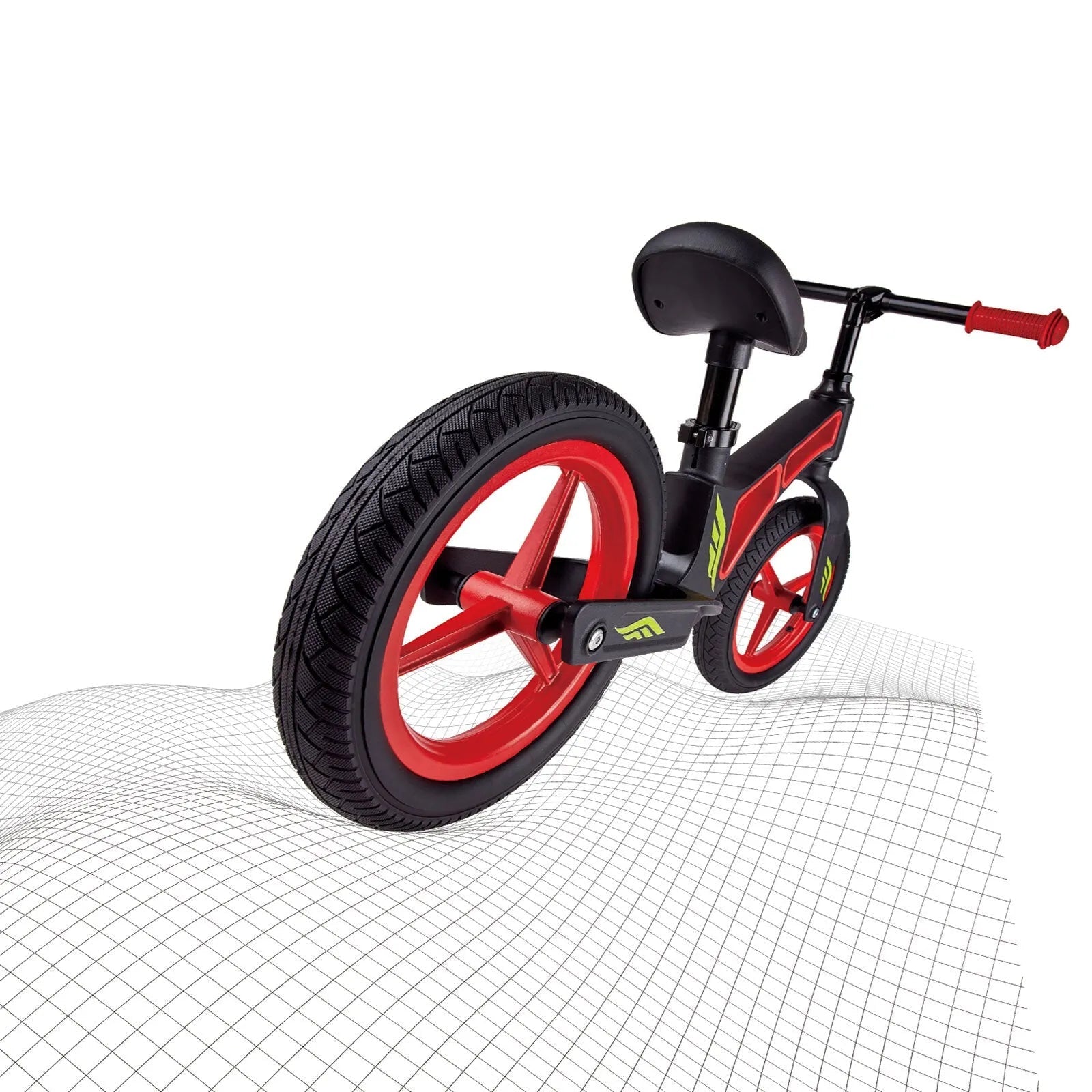Hape New Explorer Kids Balance Bike, Red - mezetto ebebek ebebek