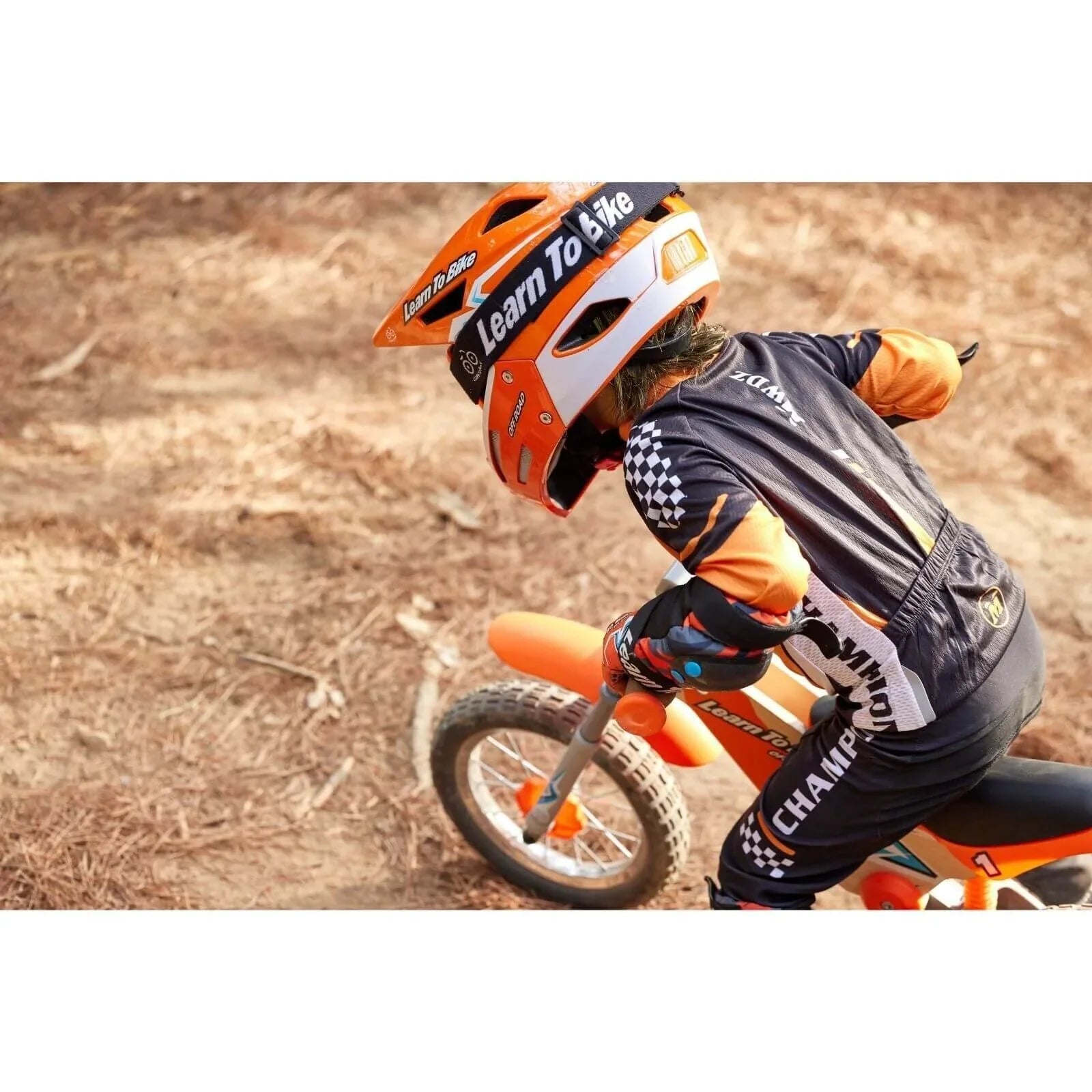 Hape Off Road Kids Balance Bike - Orange - mezetto ebebek ebebek