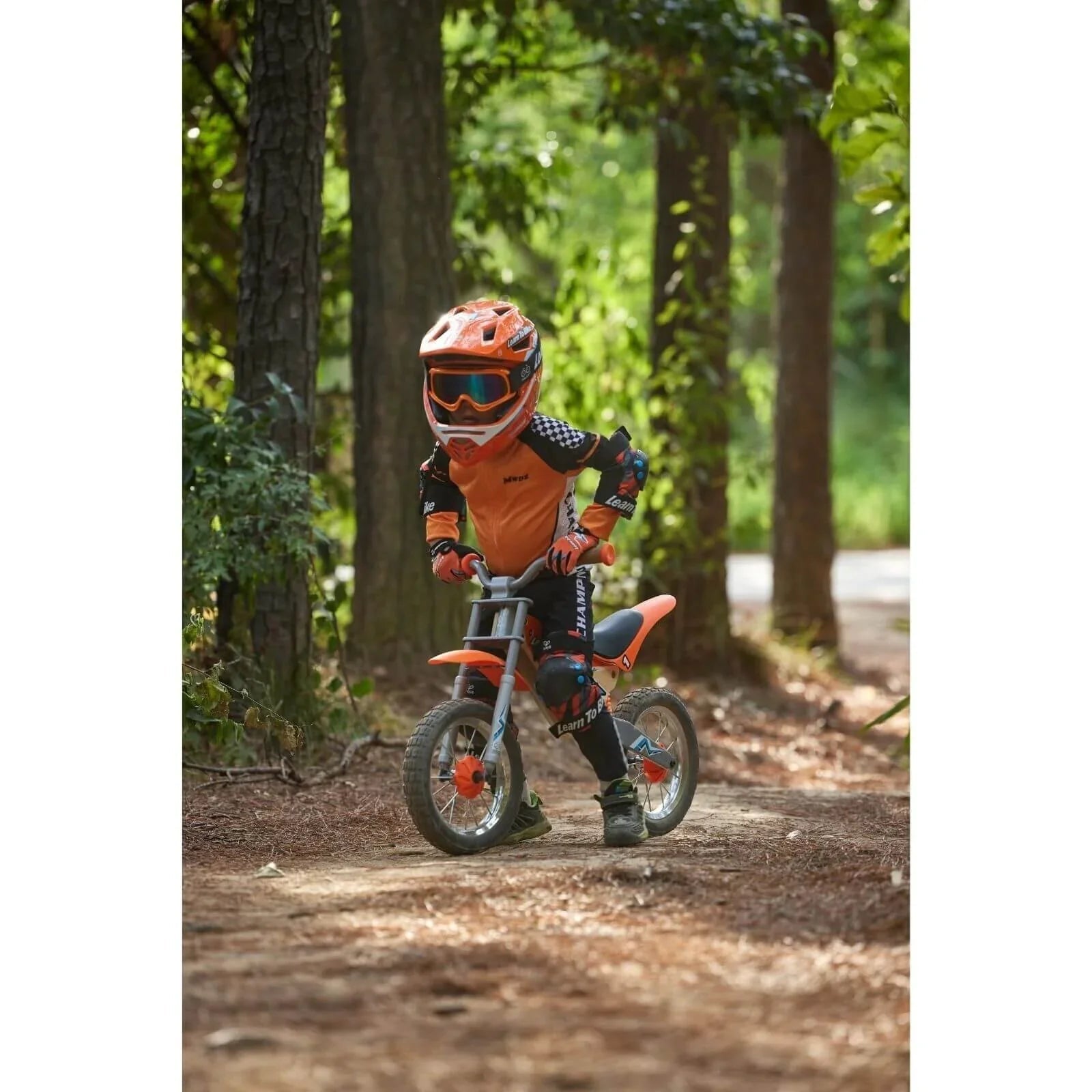 Hape Off Road Kids Balance Bike - Orange - mezetto ebebek ebebek