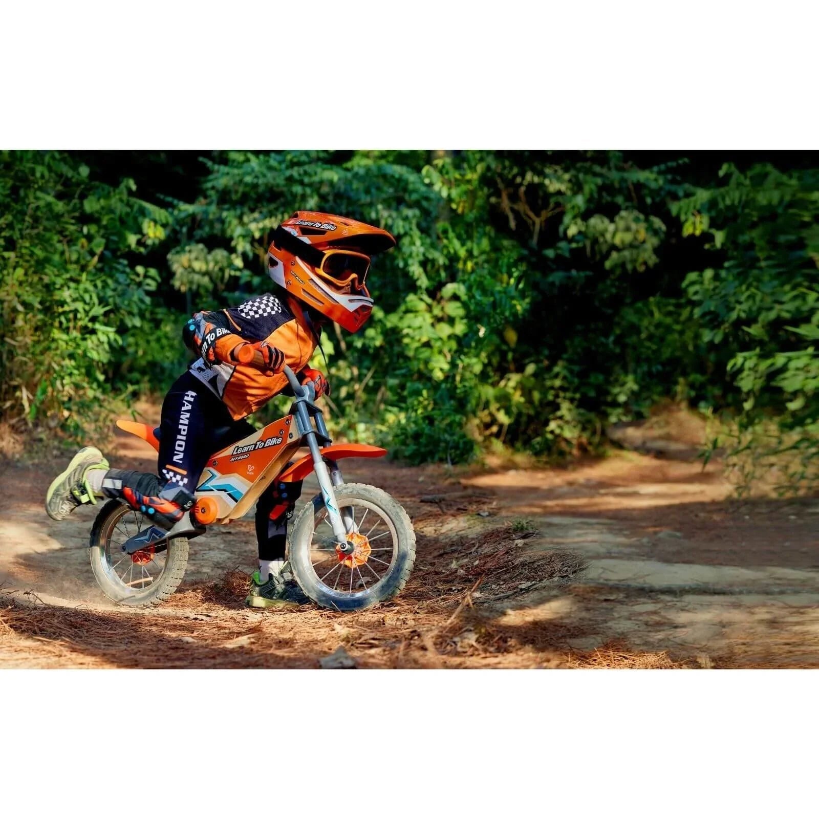 Hape Off Road Kids Balance Bike - Orange - mezetto ebebek ebebek