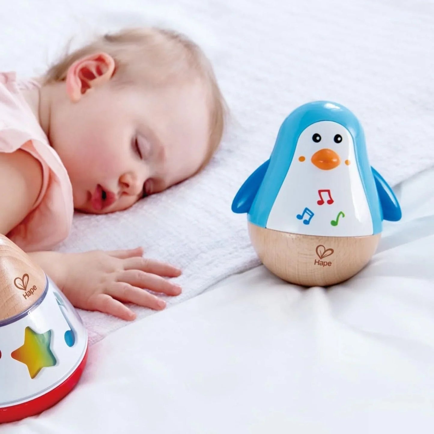 Hape Penguin Music Wobbler - mezetto ebebek ebebek