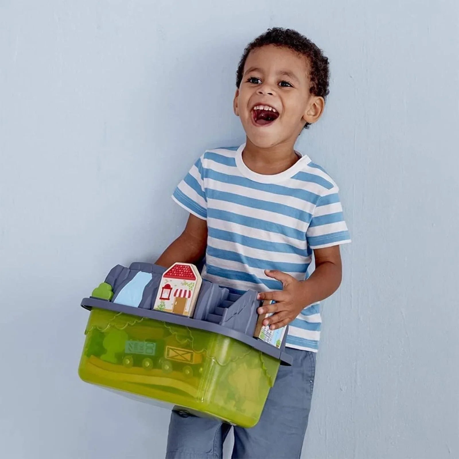 Hape Railway Bucket Builder Set - mezetto ebebek ebebek