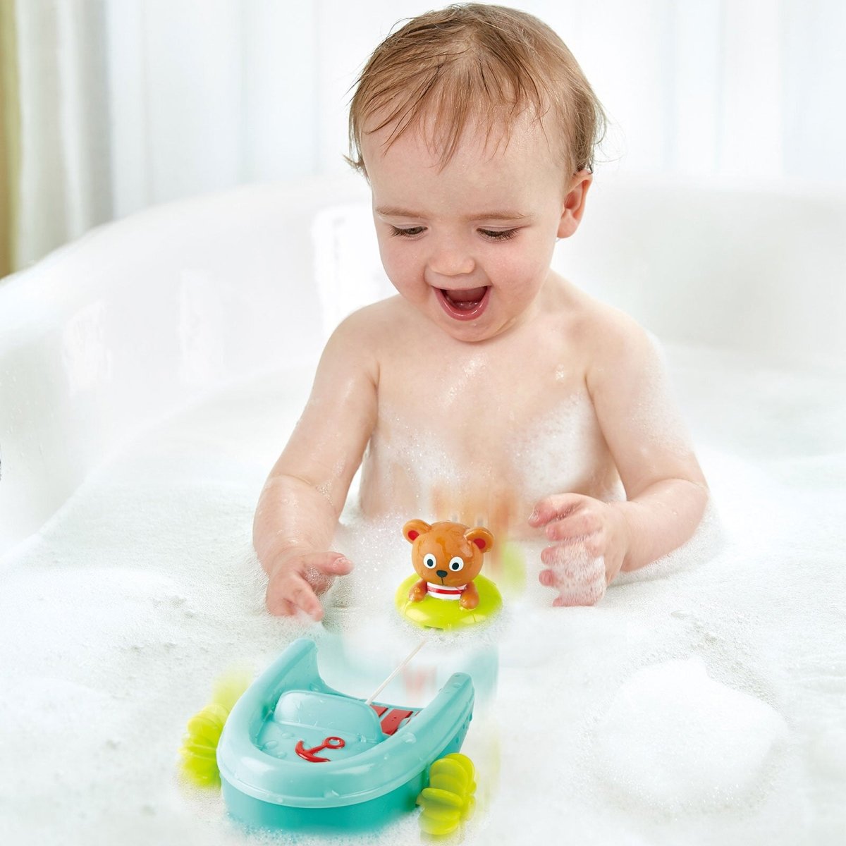 Hape Tubing Pull - Back Boat - mezetto ebebek ebebek