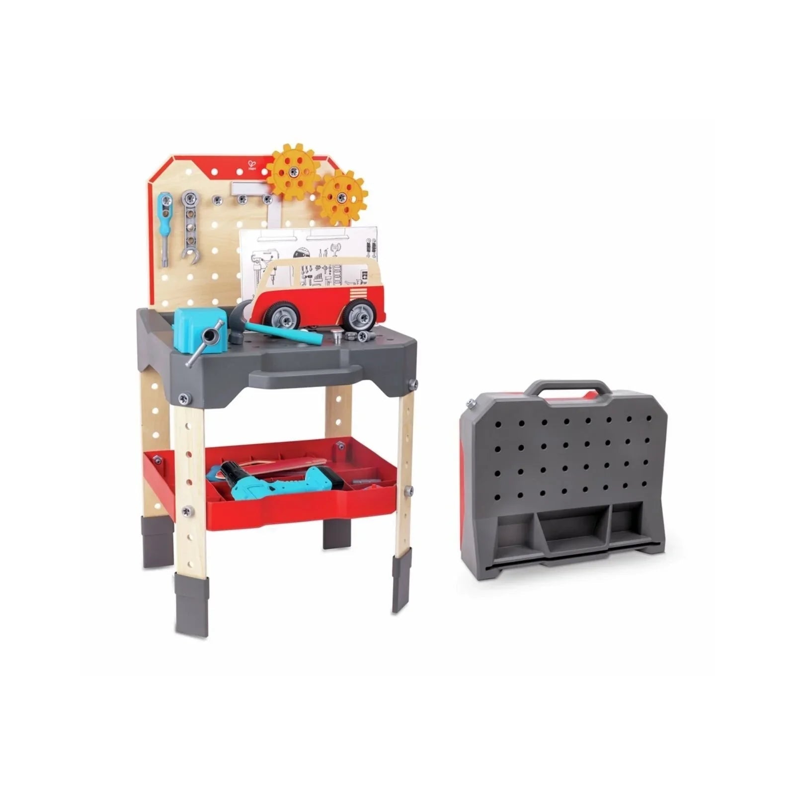 Hape Vehicle Service & Repair Workbench - mezetto ebebek ebebek