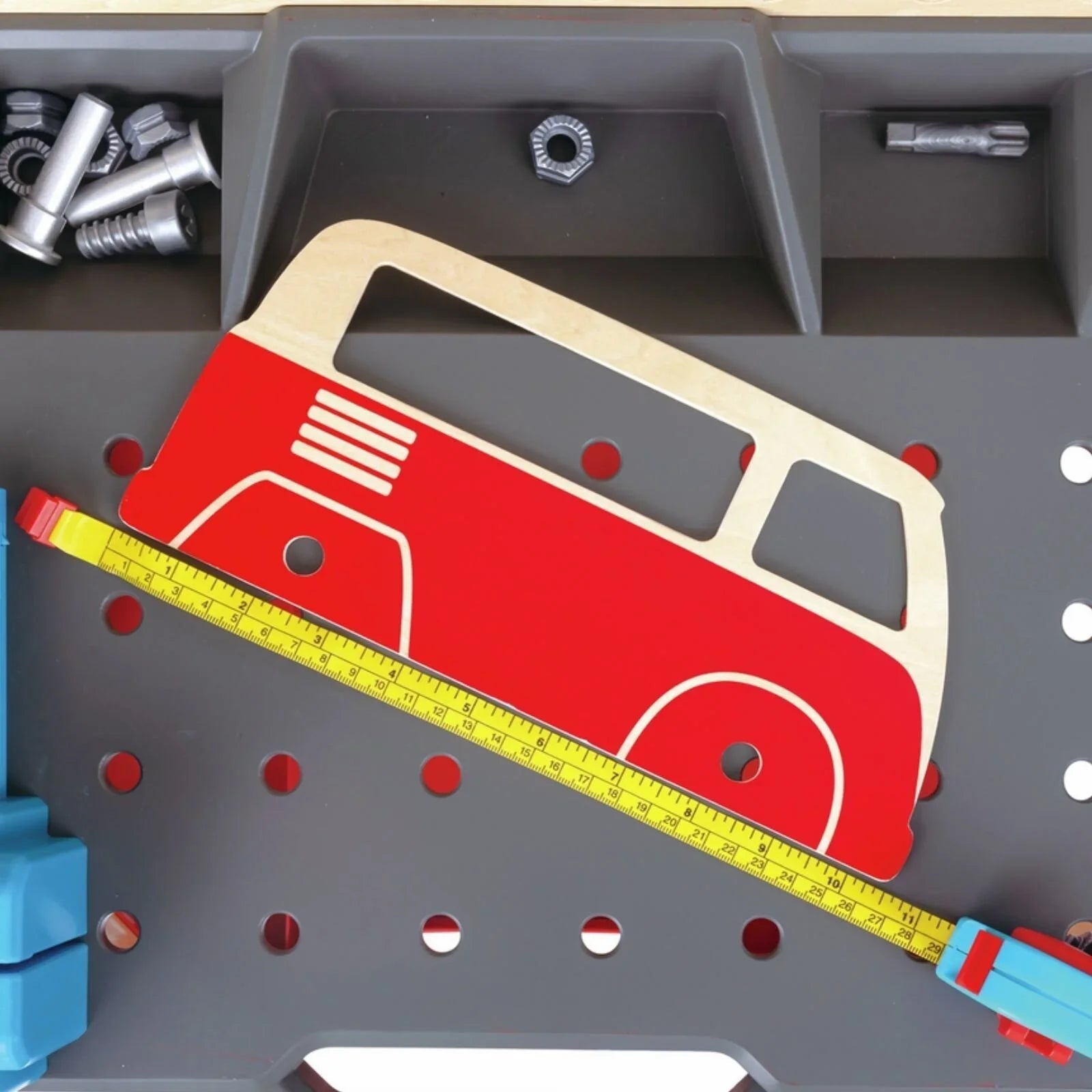 Hape Vehicle Service & Repair Workbench - mezetto ebebek ebebek