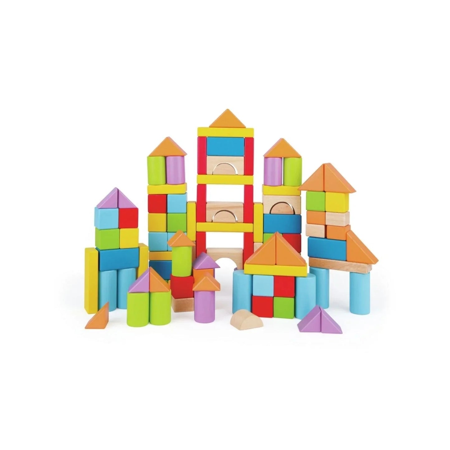 Hape Wonderful Beech Blocks 101 pcs - mezetto ebebek ebebek