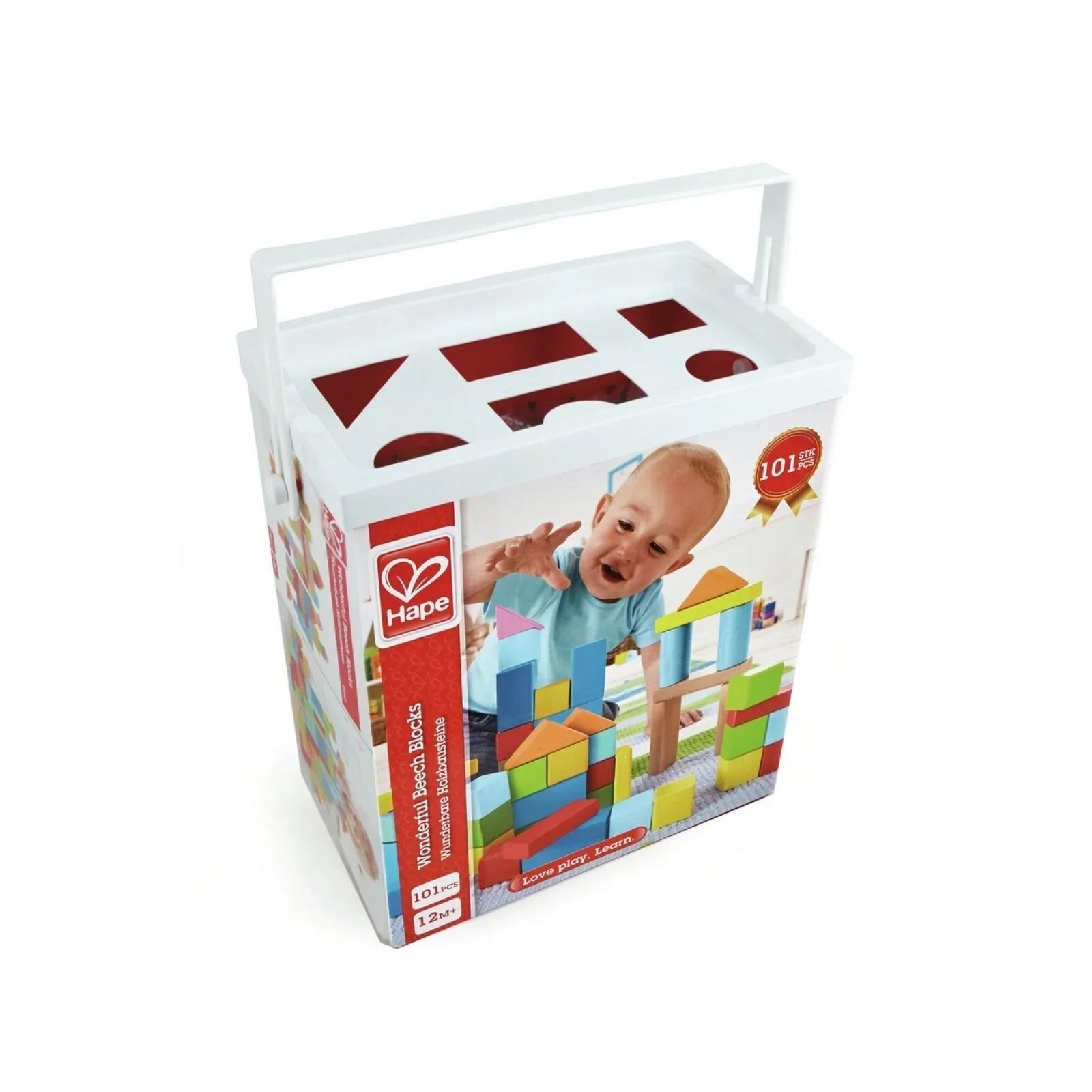 Hape Wonderful Beech Blocks 101 pcs - mezetto ebebek ebebek