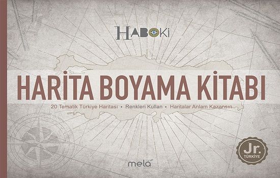 Harita Boyama Kitabı - Mela Yayınları Kitap