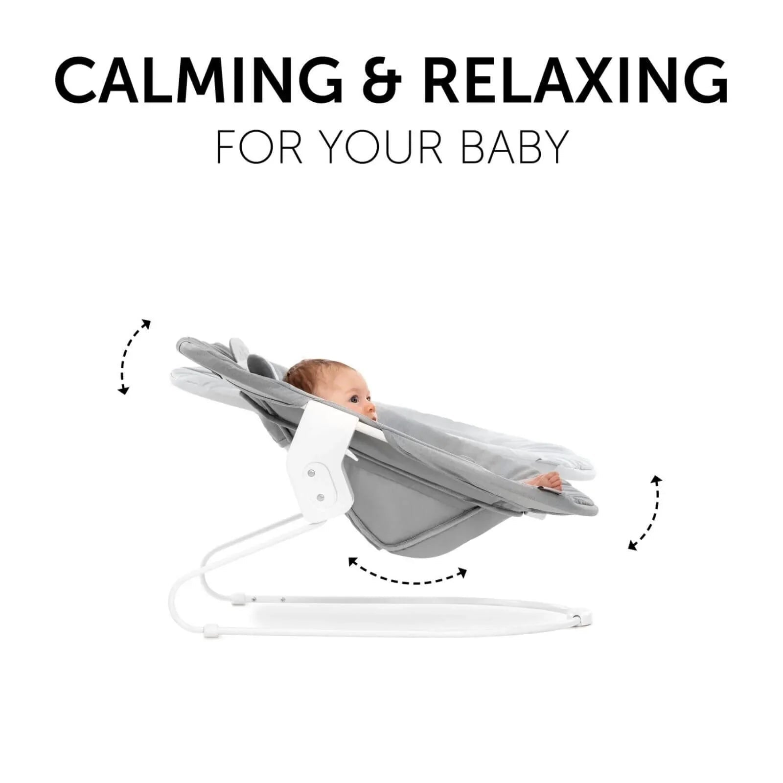 Hauck Alpha Bouncer 2 - in - 1 - Light Grey - mezetto ebebek ebebek