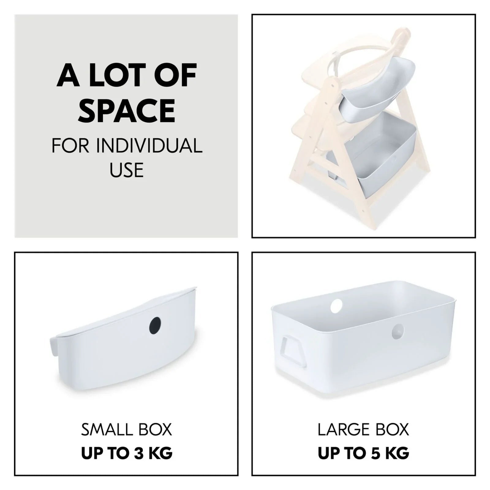Hauck Alpha Box Set - White - mezetto ebebek ebebek