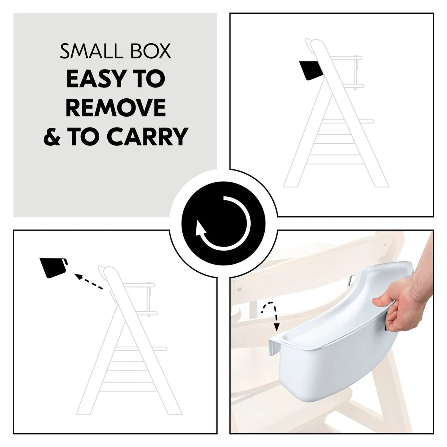 Hauck Alpha Box Set - White - mezetto ebebek ebebek