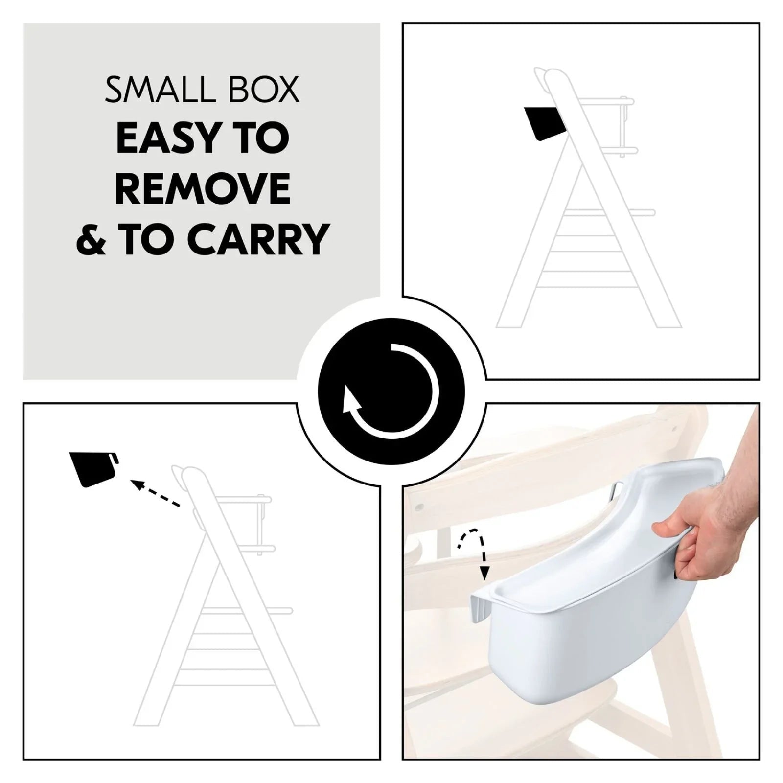Hauck Alpha Box Set - White - mezetto ebebek ebebek