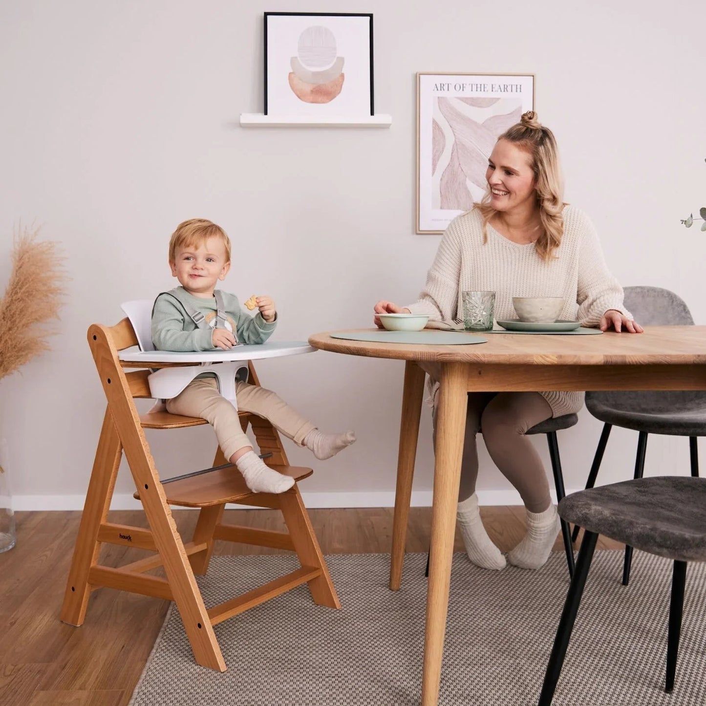 Hauck Alpha Click Tray - White - mezetto ebebek ebebek