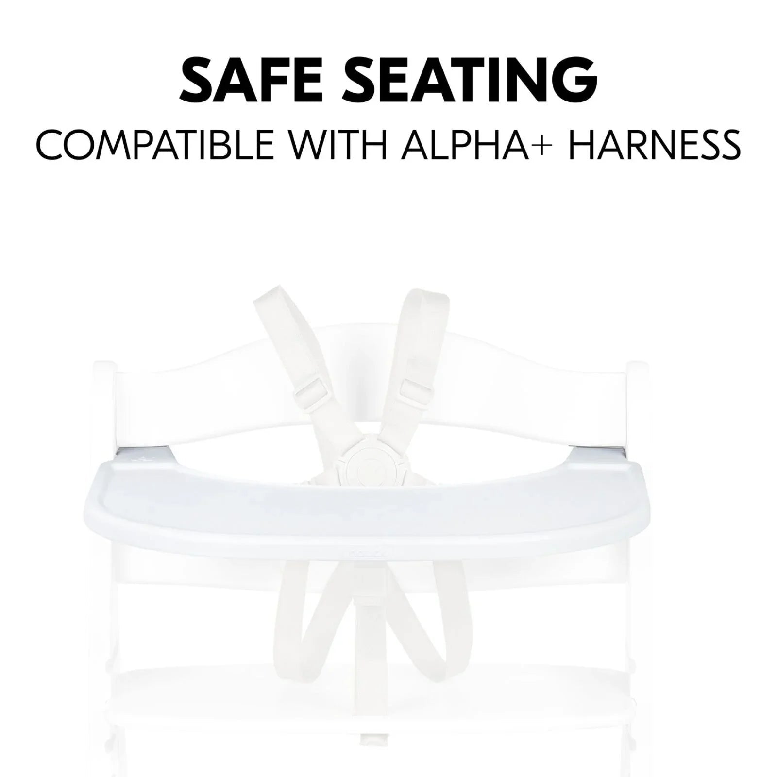 Hauck Alpha Click Tray - White - mezetto ebebek ebebek