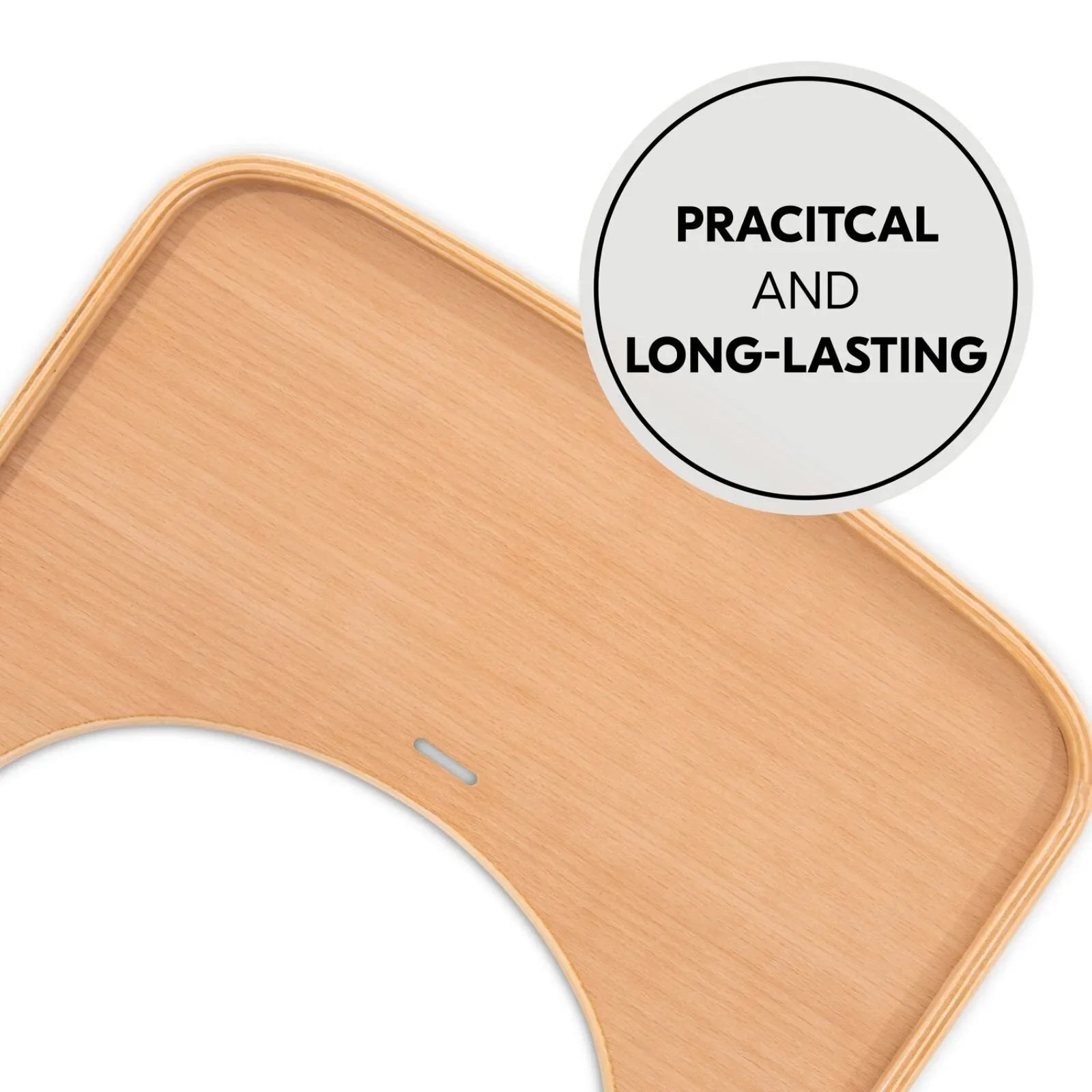 Hauck Alpha Wooden Tray - Natural - mezetto ebebek ebebek