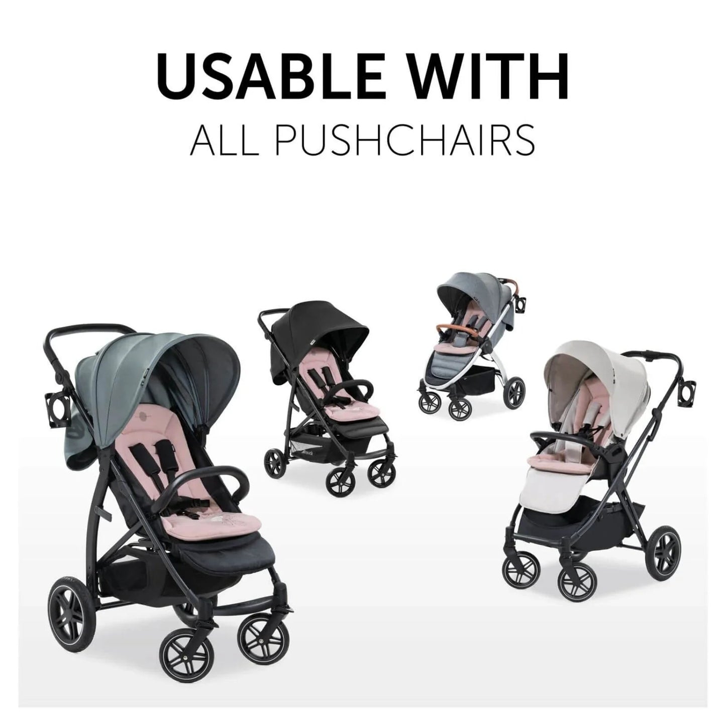 Hauck Disney Pushchair Seat Liner - Minnie Mouse Rose - mezetto ebebek ebebek