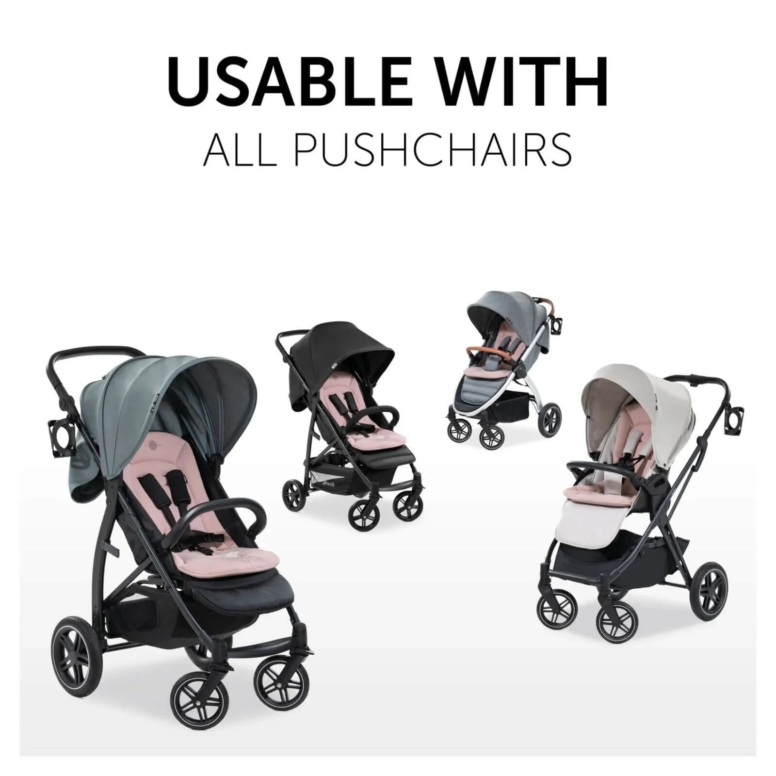 Hauck Disney Pushchair Seat Liner - Minnie Mouse Rose - mezetto ebebek ebebek