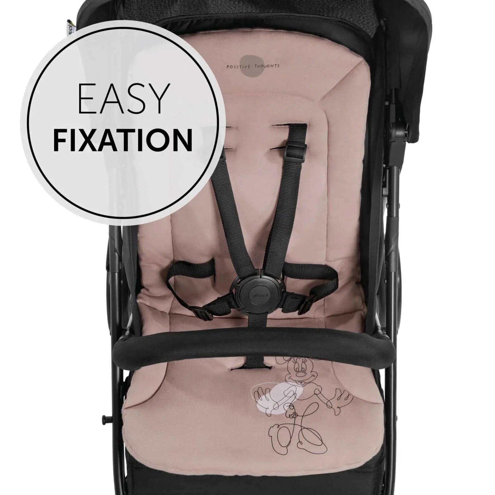 Hauck Disney Pushchair Seat Liner - Minnie Mouse Rose - mezetto ebebek ebebek