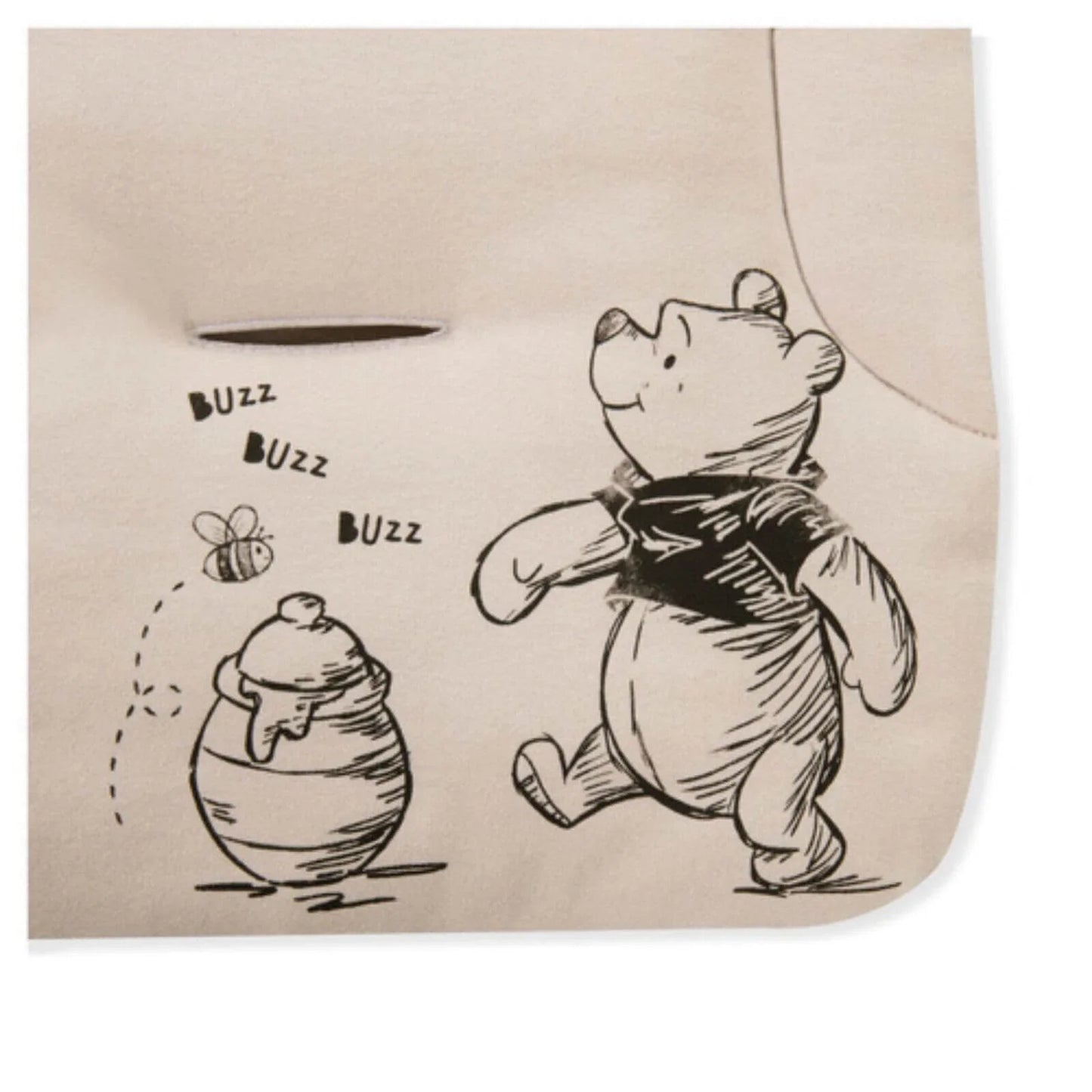 Hauck Disney Pushchair Seat Liner - Winnie the Pooh Beige - mezetto ebebek ebebek