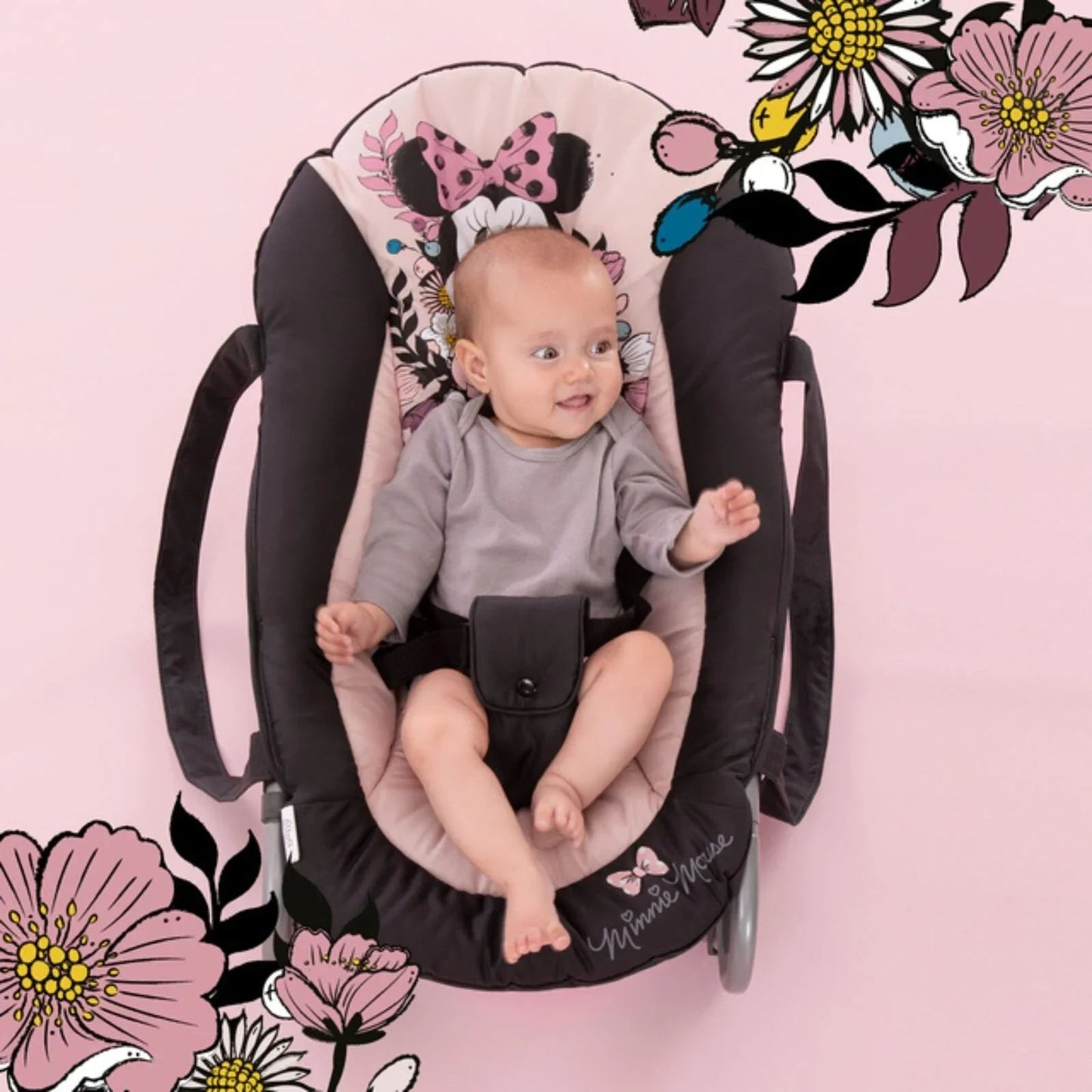 Hauck Disney Rocky Bouncer - Minnie Sweetheart - mezetto ebebek ebebek