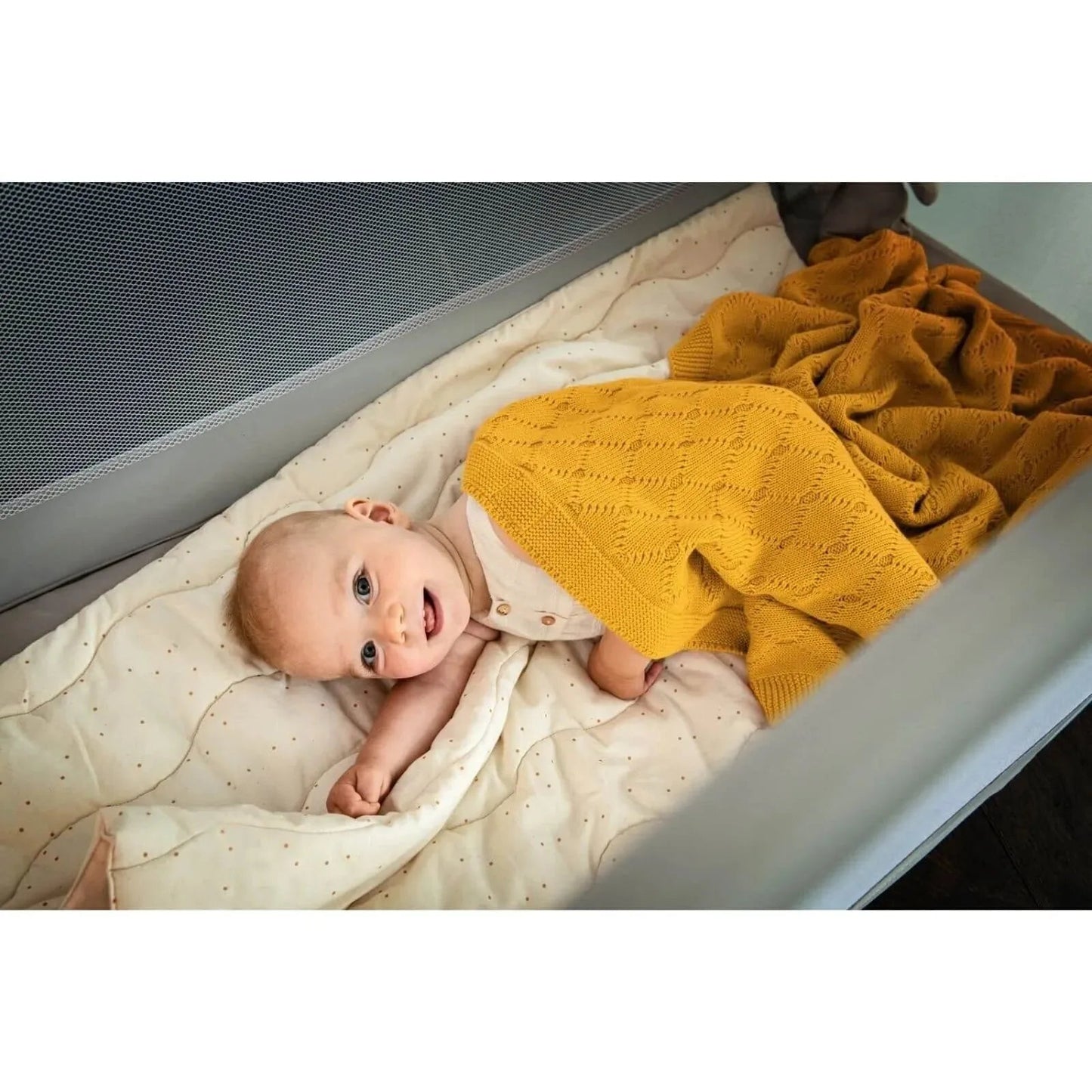 Hauck Dream N Play Travel Cot - Beige - mezetto ebebek ebebek