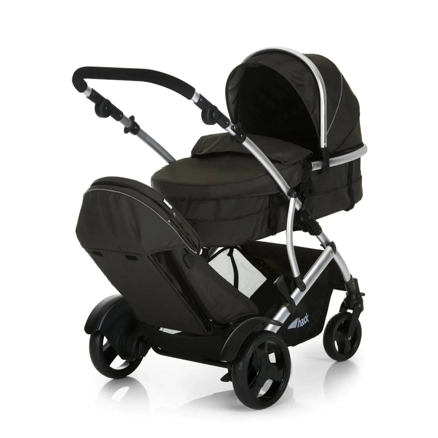 Hauck Duett 2 Tandem Pushchair - Black - mezetto ebebek ebebek