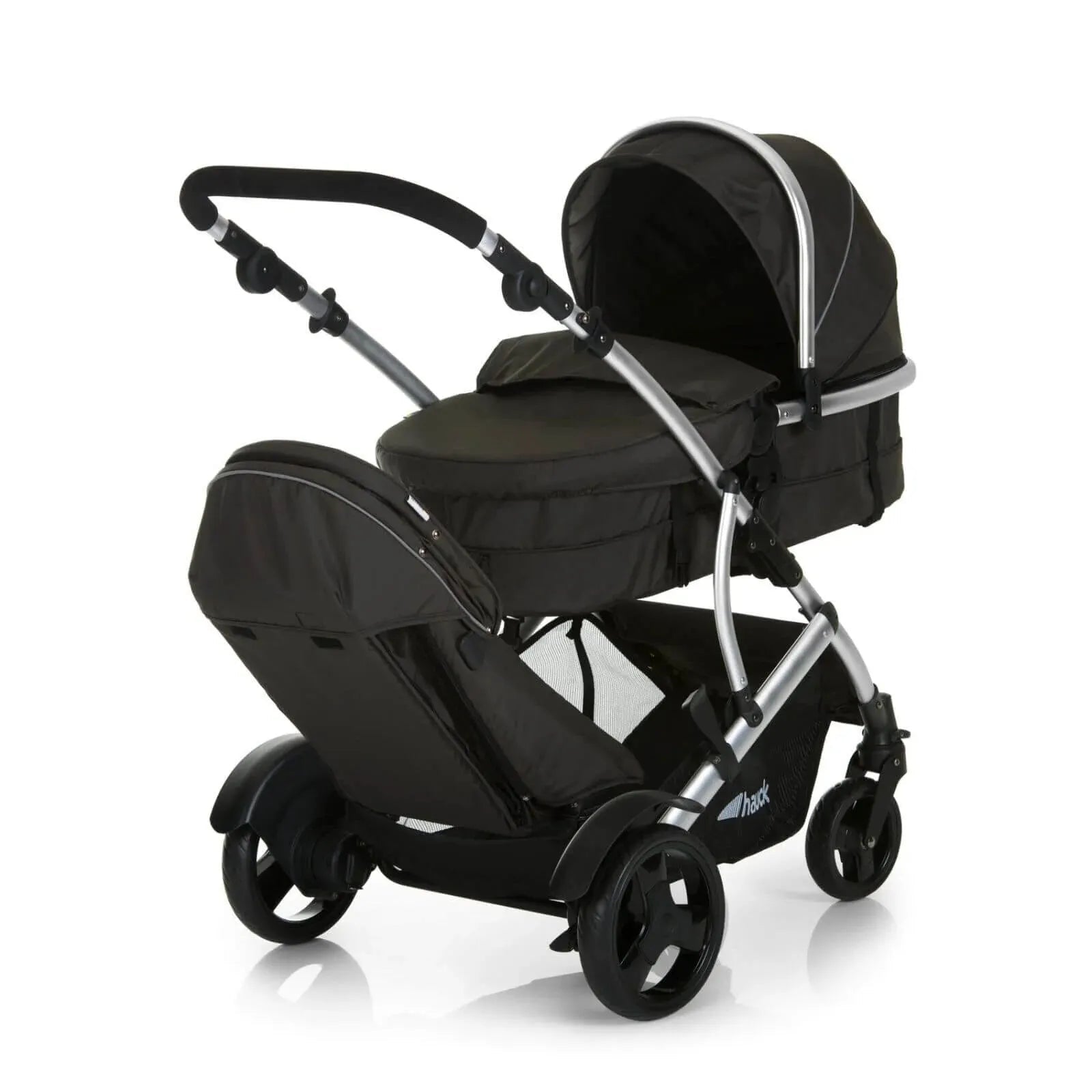 Hauck Duett 2 Tandem Pushchair - Black - mezetto ebebek ebebek