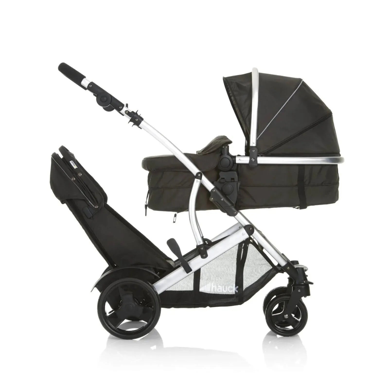 Hauck Duett 2 Tandem Pushchair - Black - mezetto ebebek ebebek