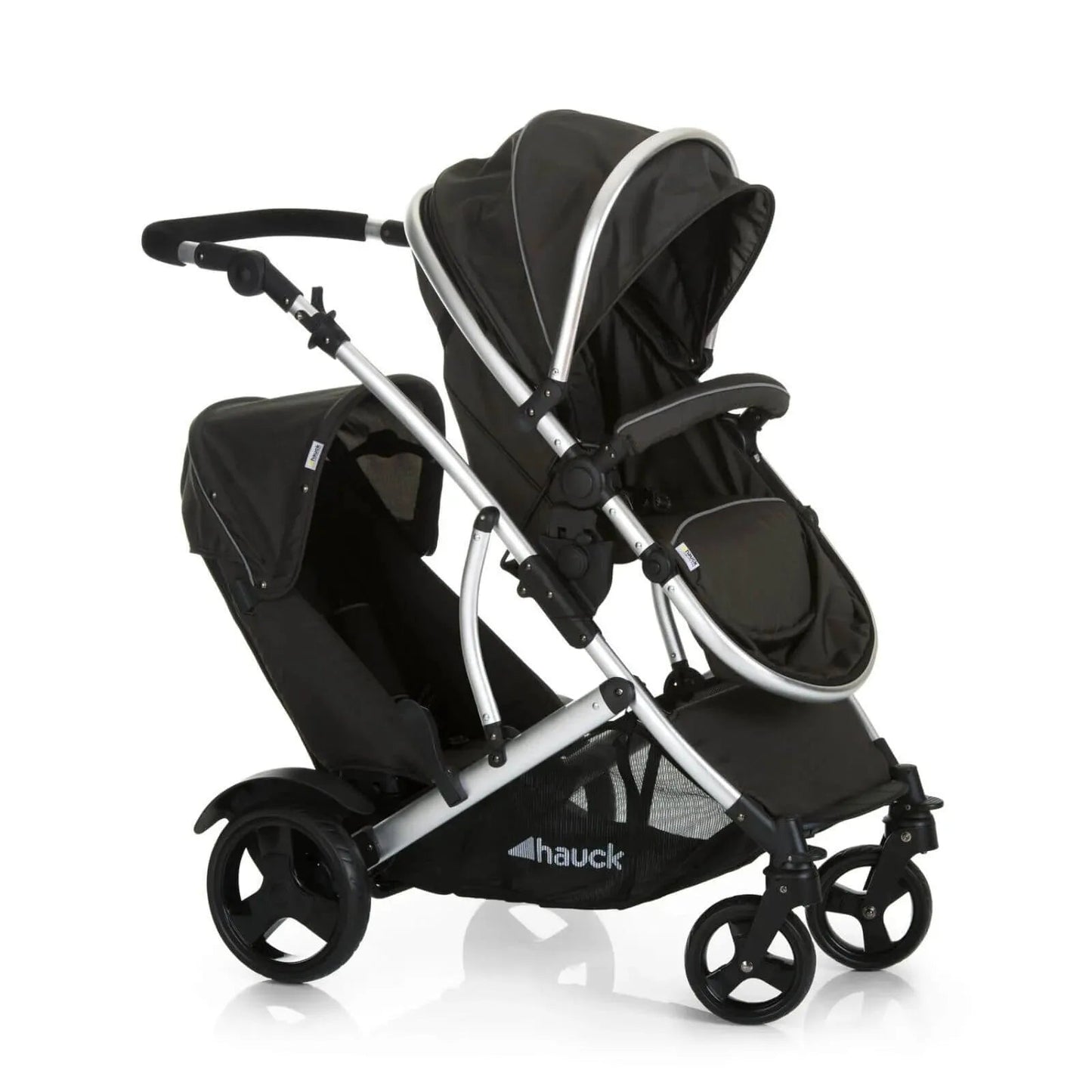 Hauck Duett 2 Tandem Pushchair - Black - mezetto ebebek ebebek