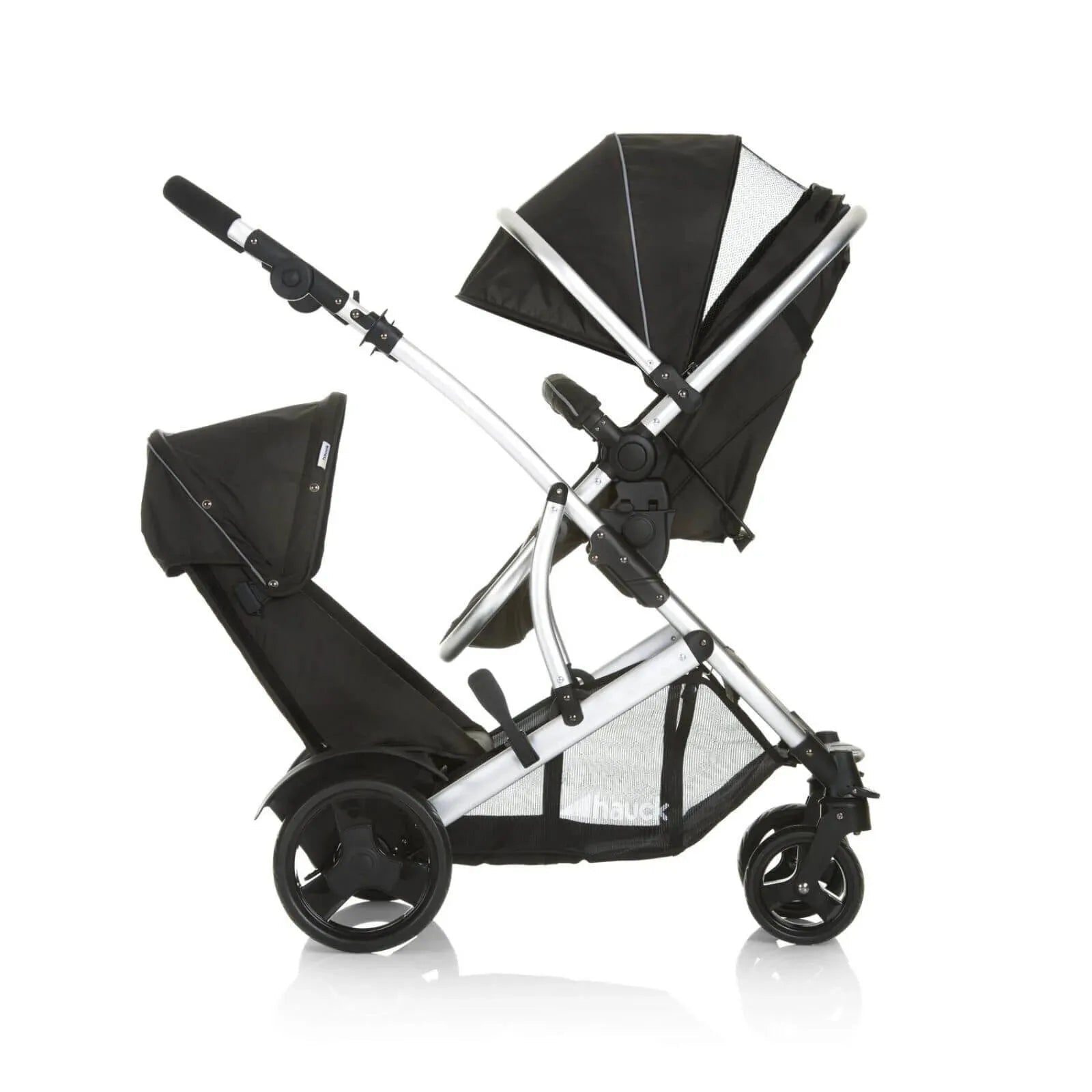 Hauck Duett 2 Tandem Pushchair - Black - mezetto ebebek ebebek