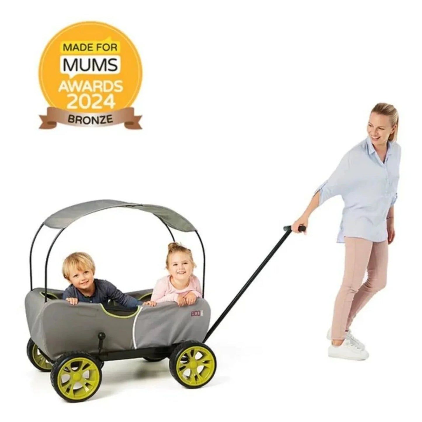 Hauck Eco Mobil Wagon - Green - mezetto ebebek ebebek