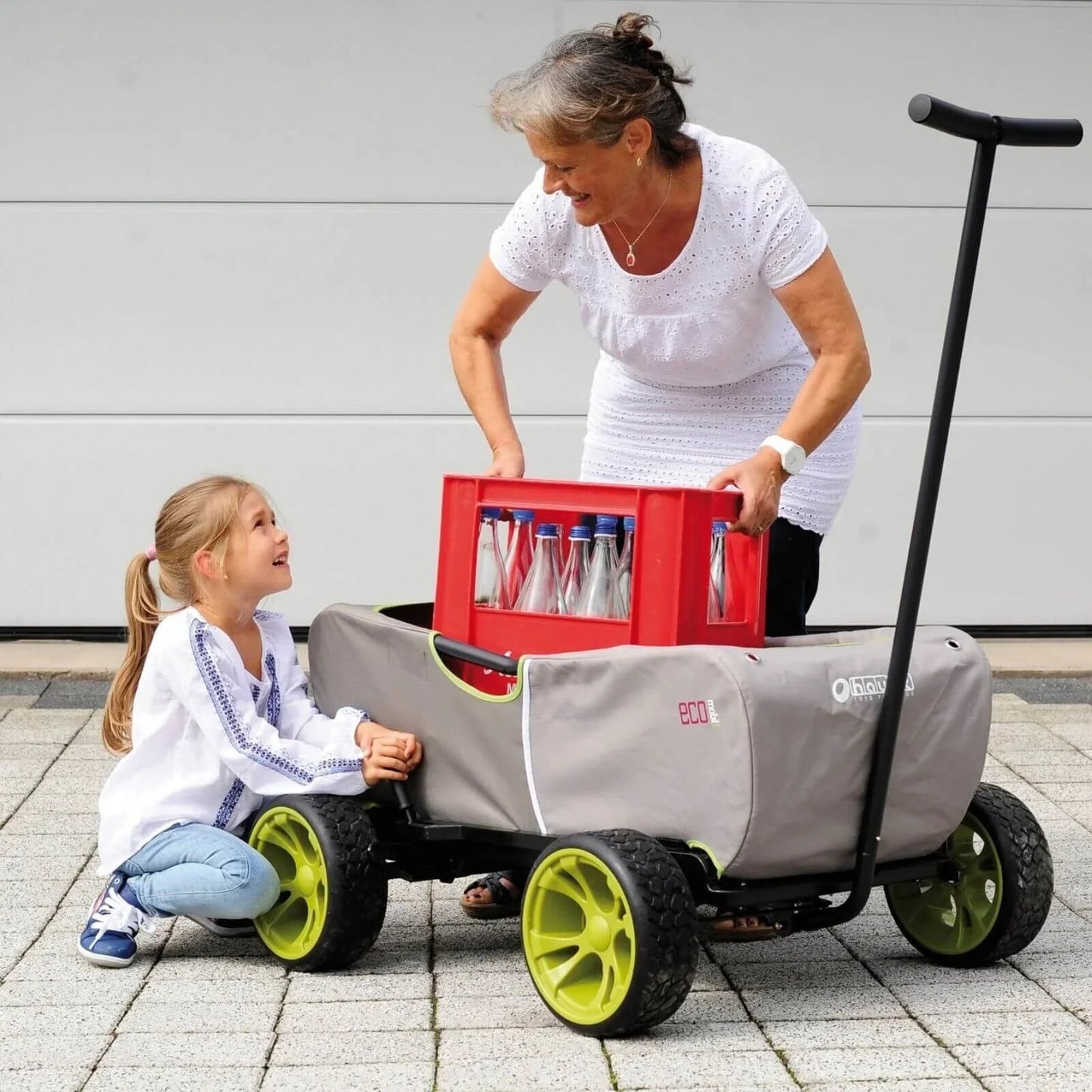 Hauck Eco Mobil Wagon - Green - mezetto ebebek ebebek