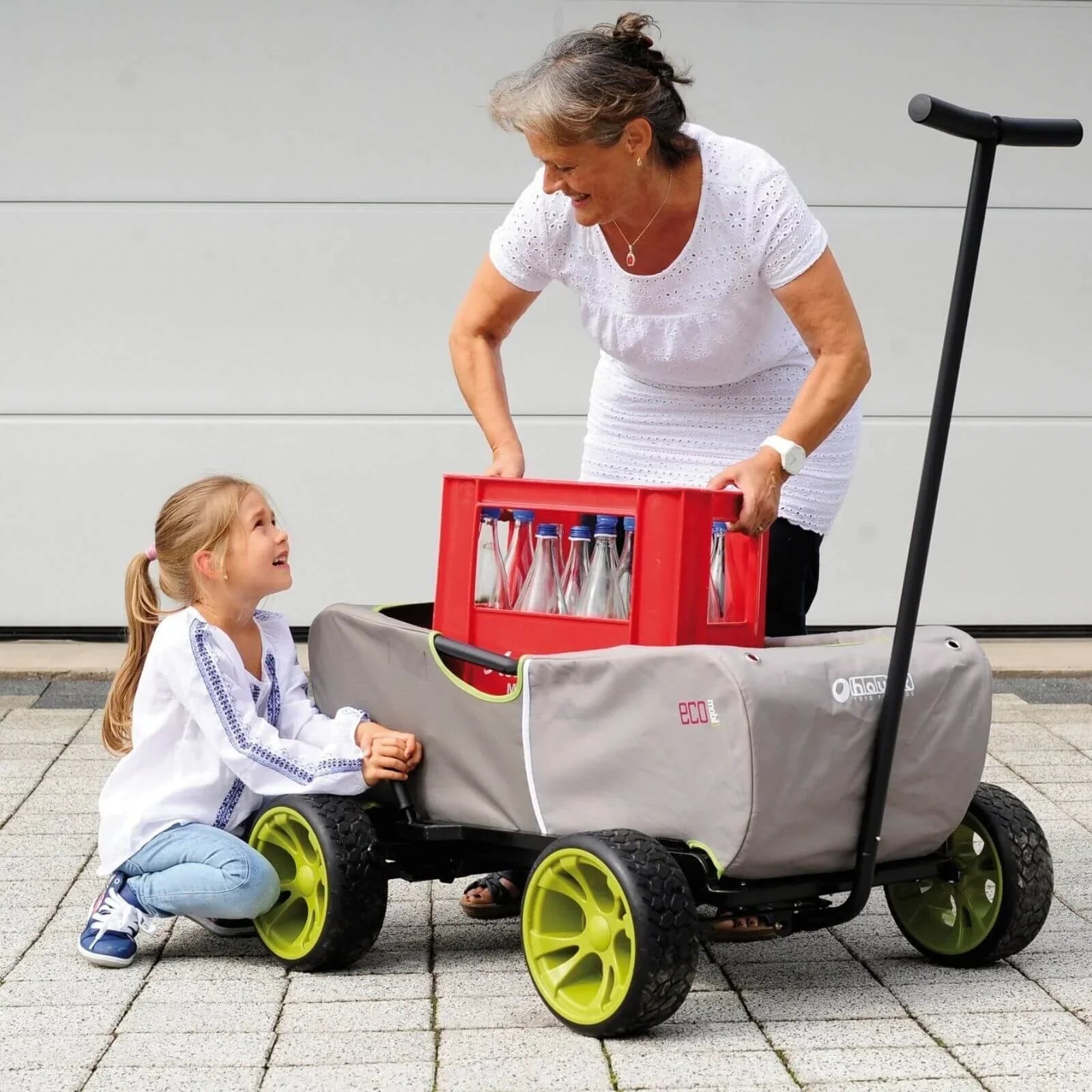 Hauck Eco Mobil Wagon - Green - mezetto ebebek ebebek