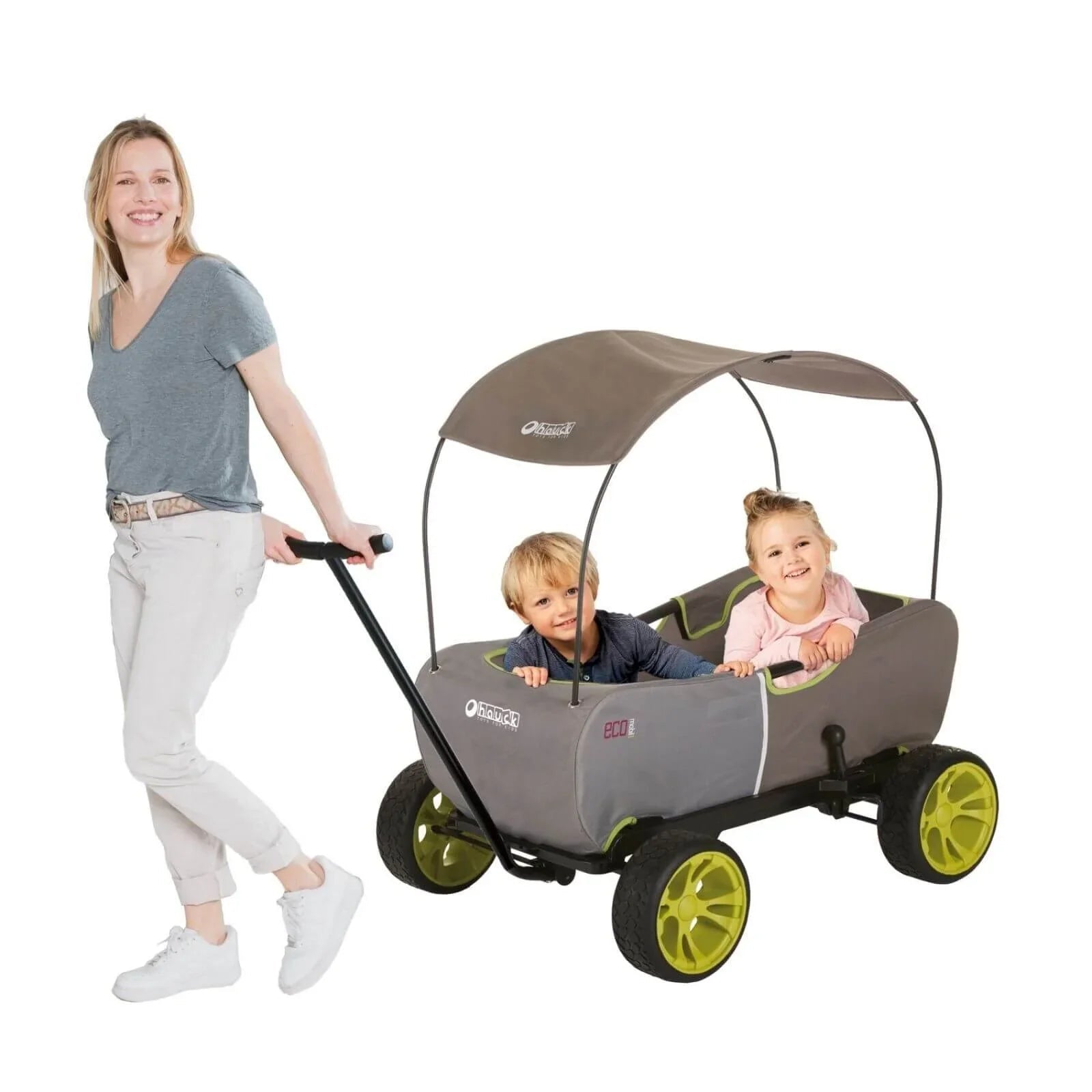 Hauck Eco Mobil Wagon - Green - mezetto ebebek ebebek