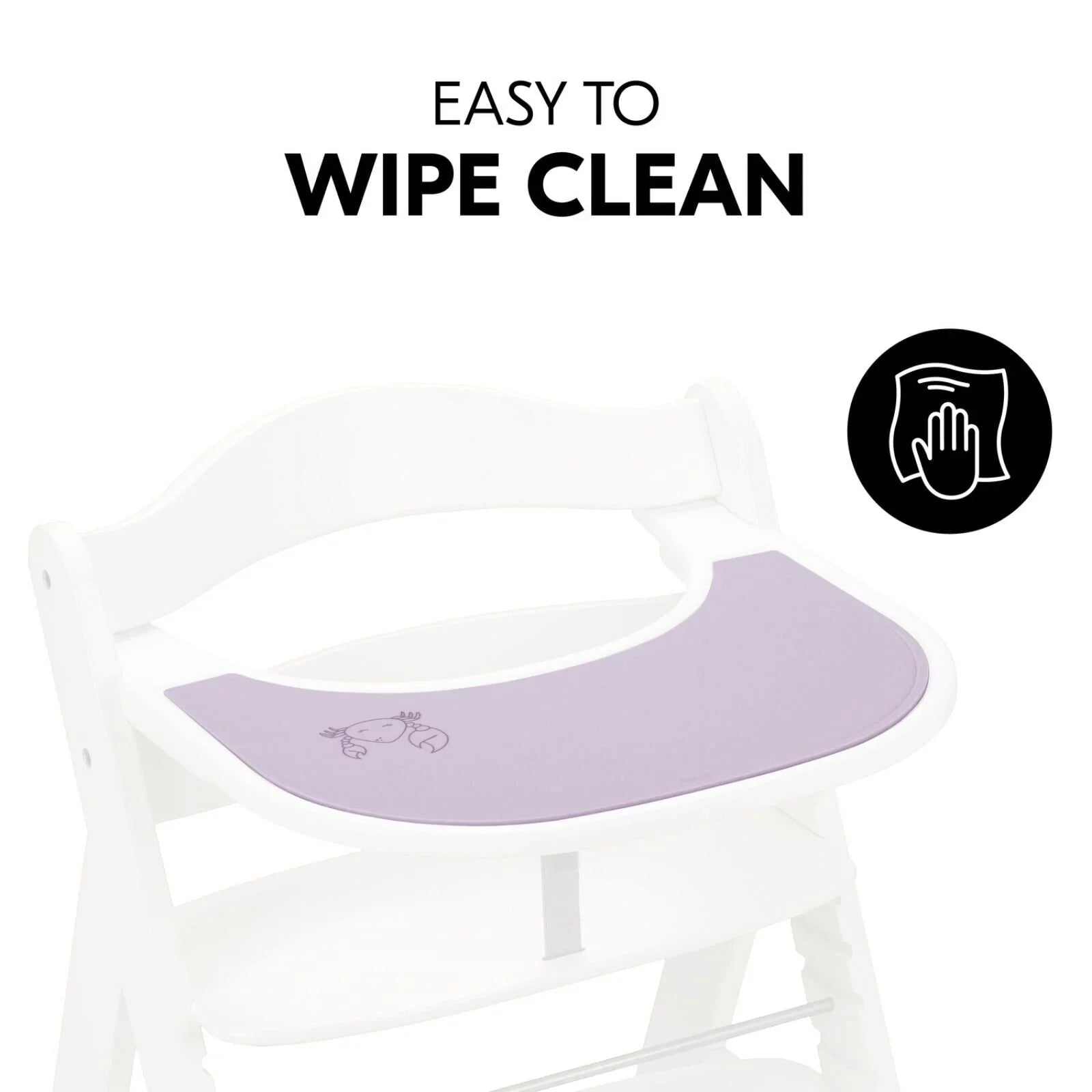 Hauck Highchair Tray Mat - Lavender - mezetto ebebek ebebek