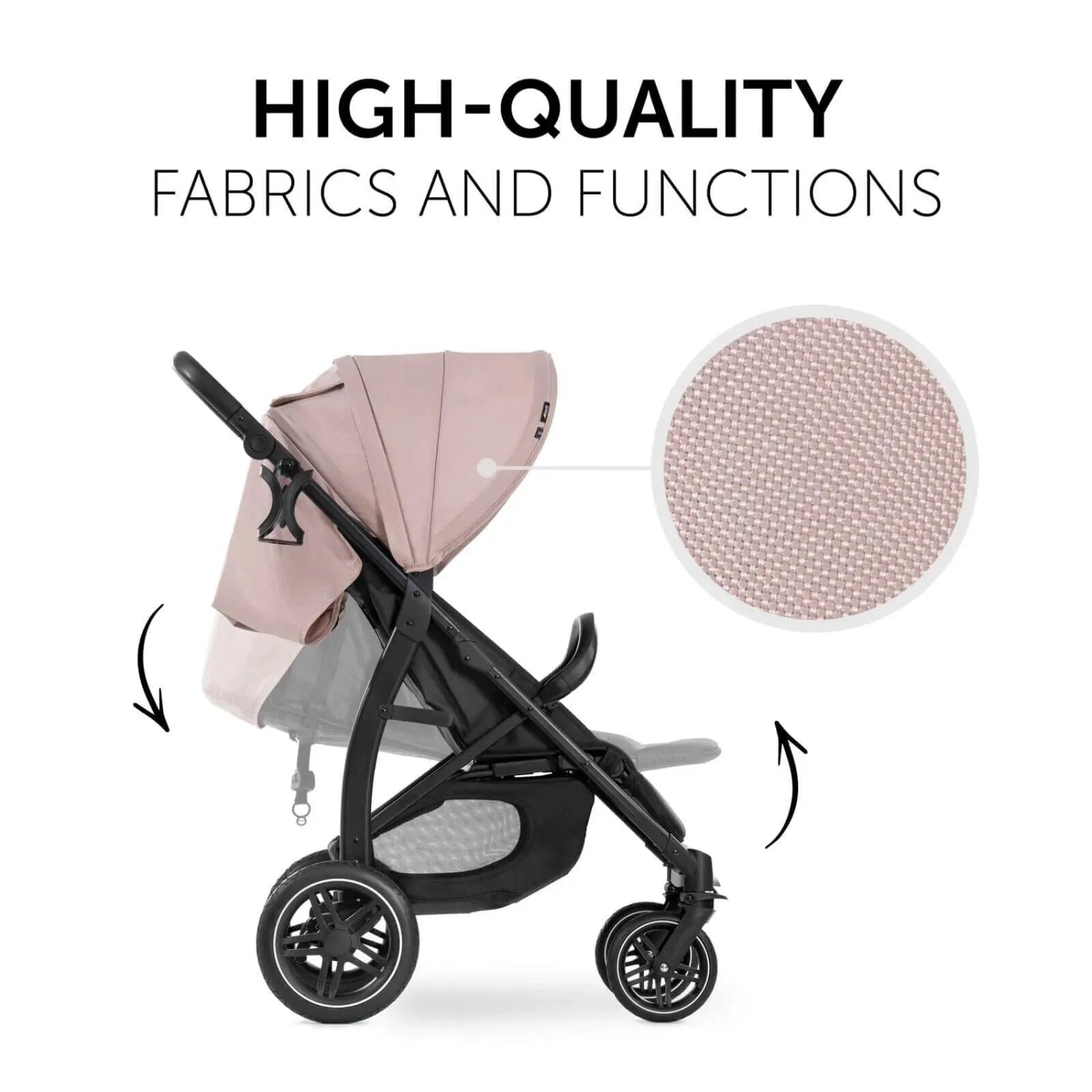Hauck Rapid 4D Pushchair - Rose - mezetto ebebek ebebek