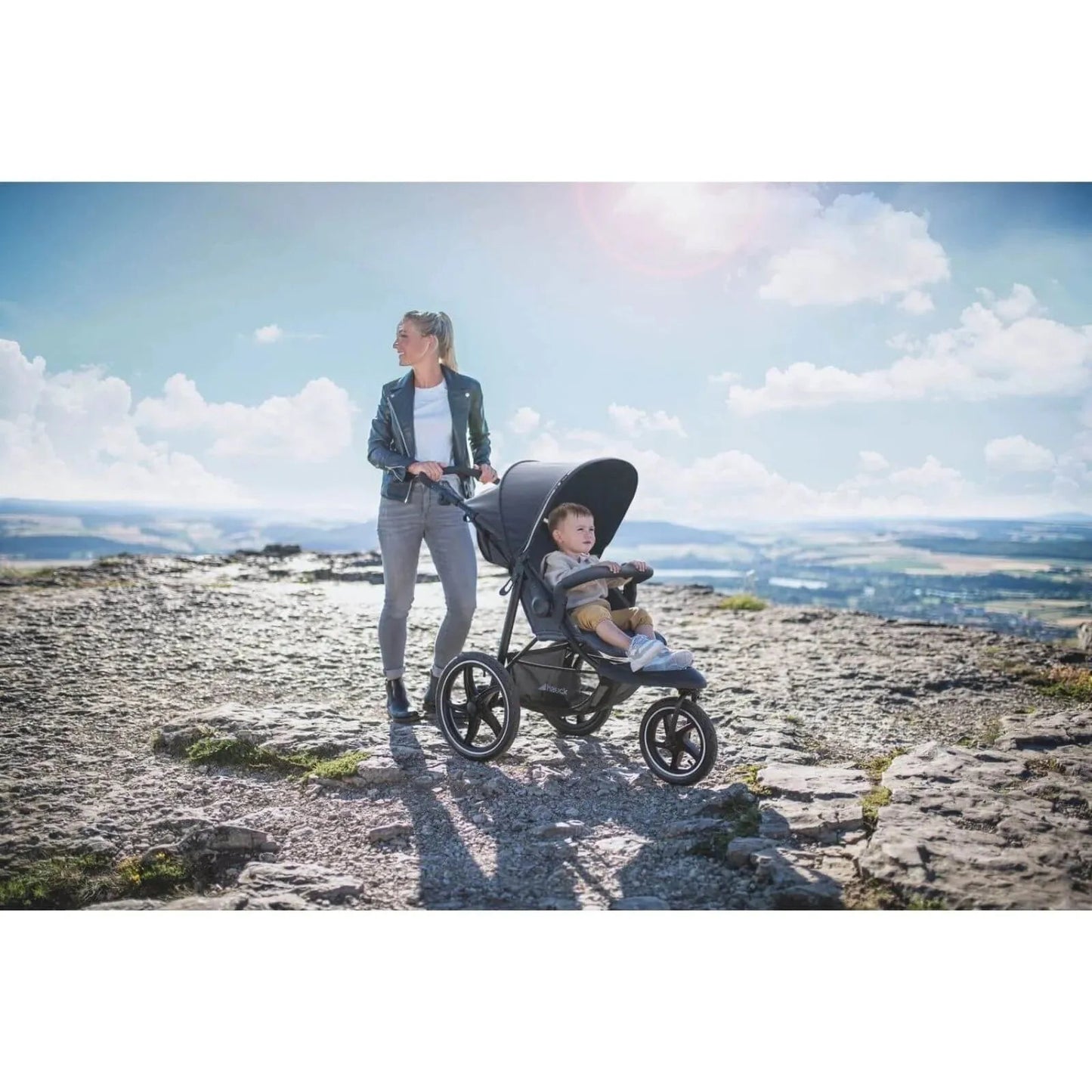 Hauck Runner 2 Pushchair - Black - mezetto ebebek ebebek