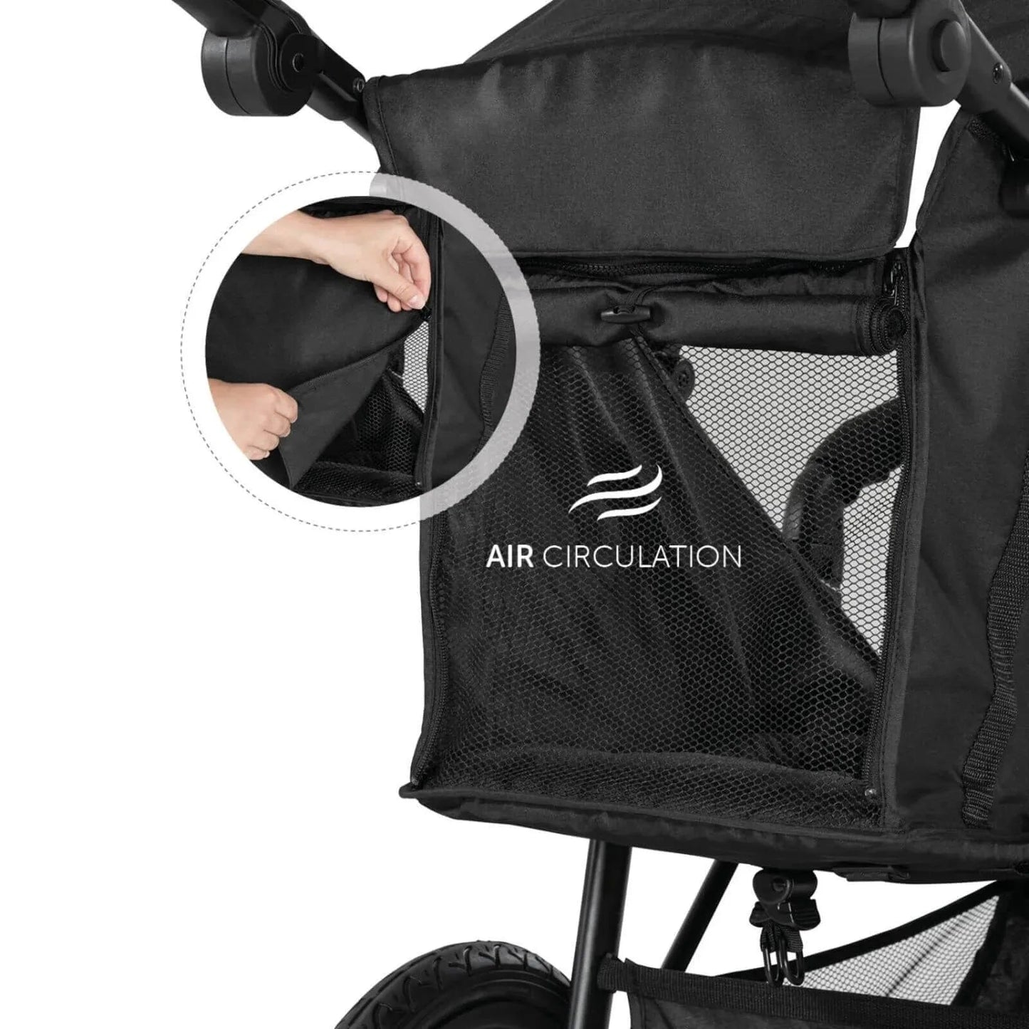 Hauck Runner 2 Pushchair - Black - mezetto ebebek ebebek