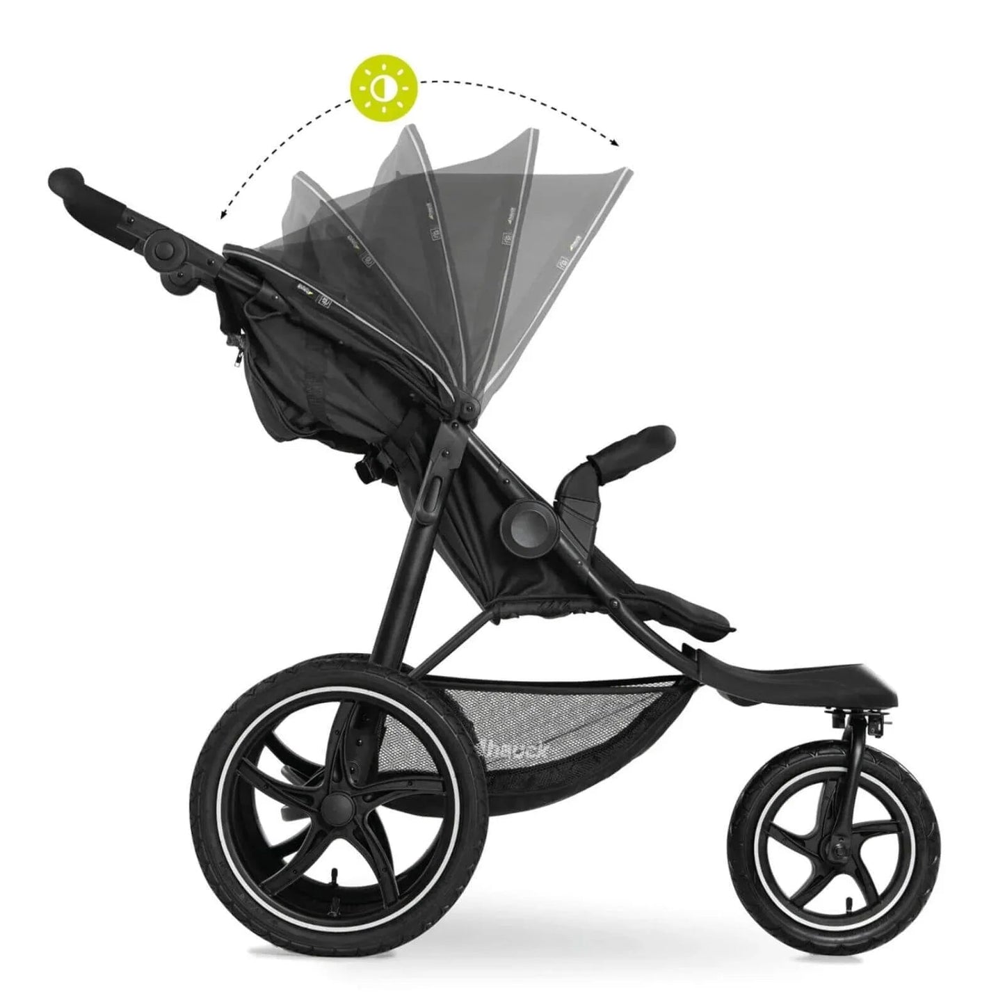 Hauck Runner 2 Pushchair - Black - mezetto ebebek ebebek