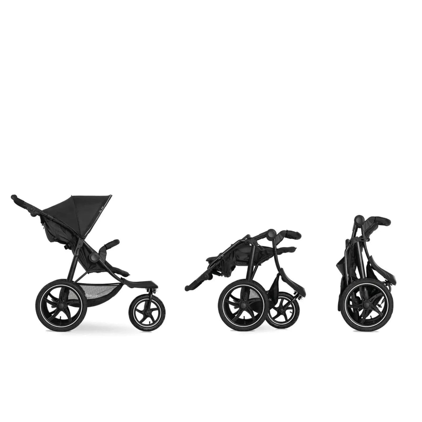Hauck Runner 2 Pushchair - Black - mezetto ebebek ebebek