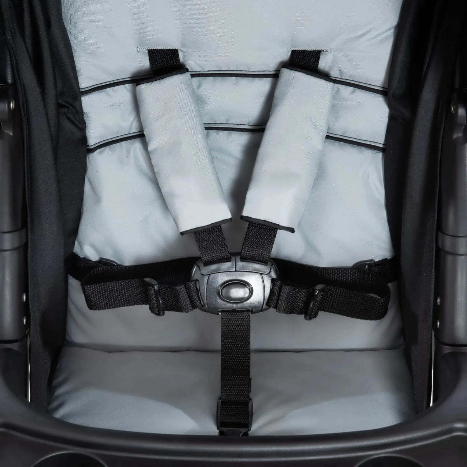 Hauck Shopper Neo II Pushchair - Caviar/Silver - mezetto ebebek ebebek