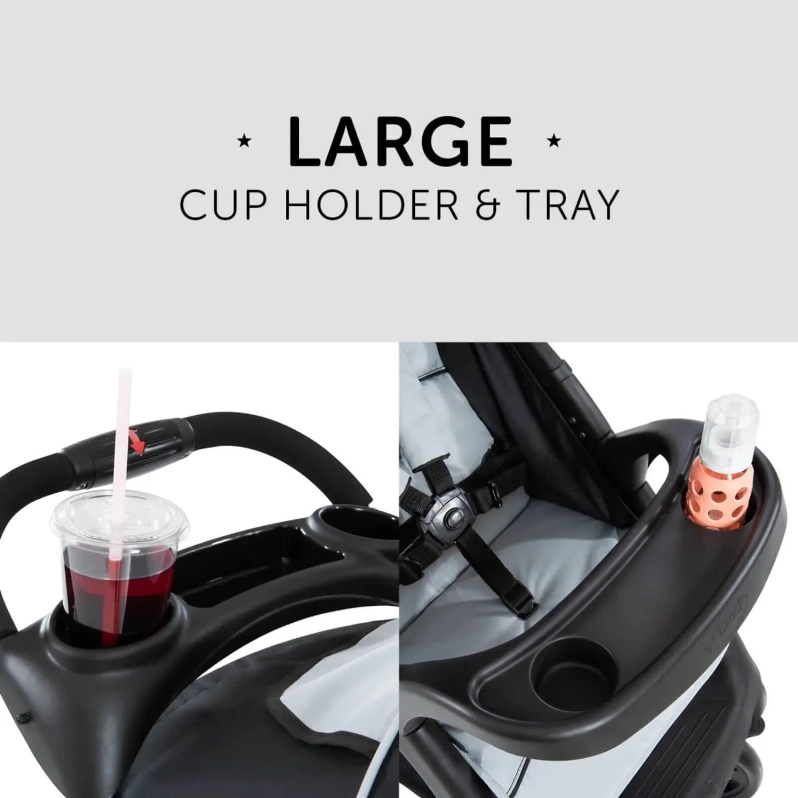Hauck Shopper Neo II Pushchair - Caviar/Silver - mezetto ebebek ebebek